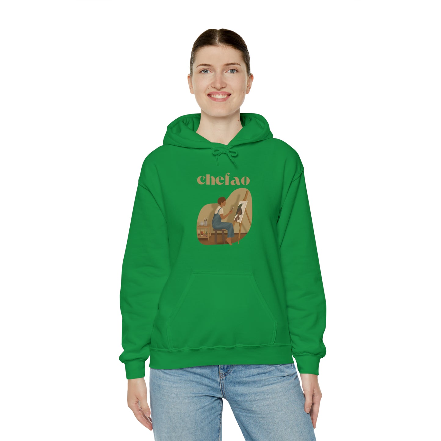 Chefao Artist I, Unisex Heavy Blend™ Hooded Sweatshirt