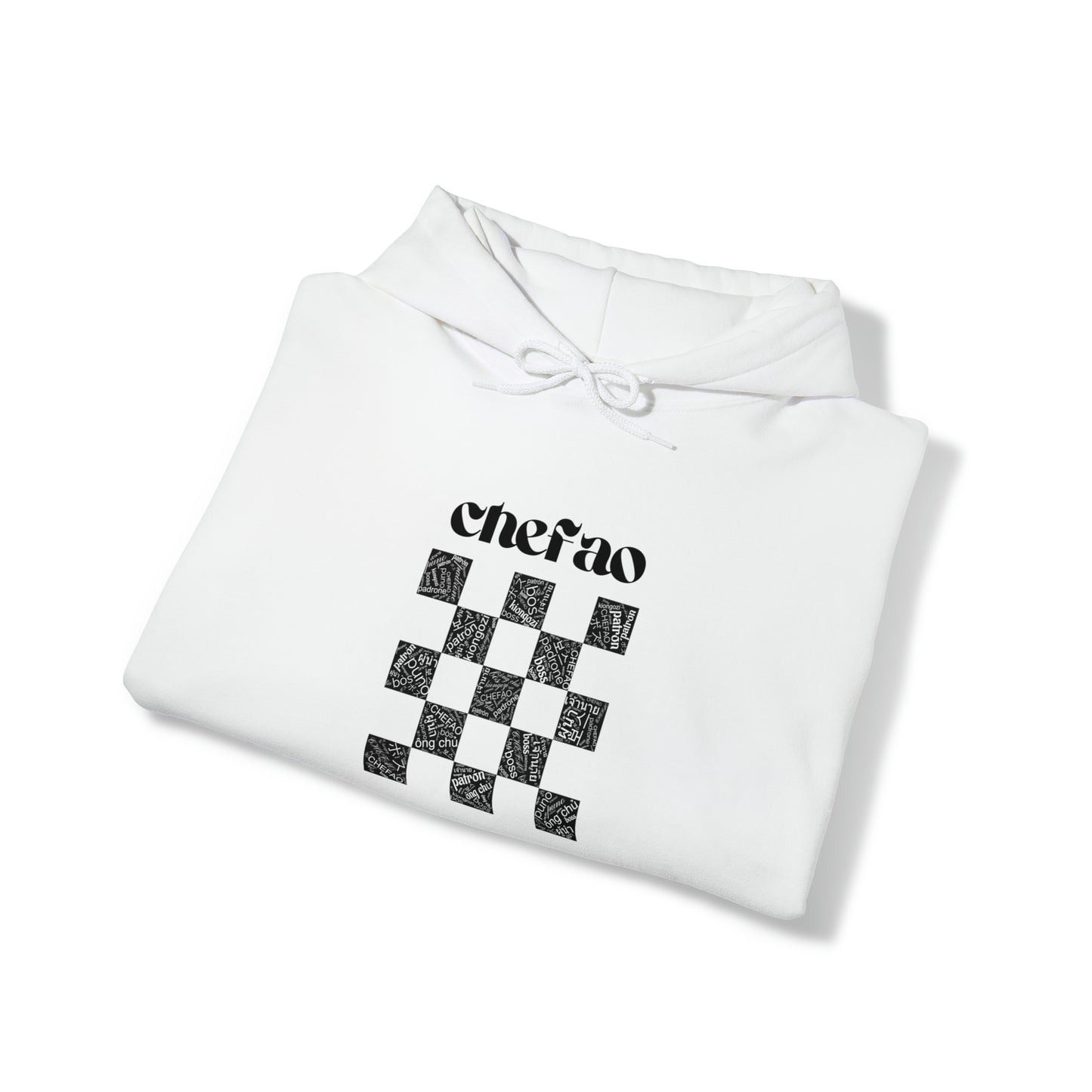 Chefao Checkered I, Unisex Heavy Blend™ Hooded Sweatshirt