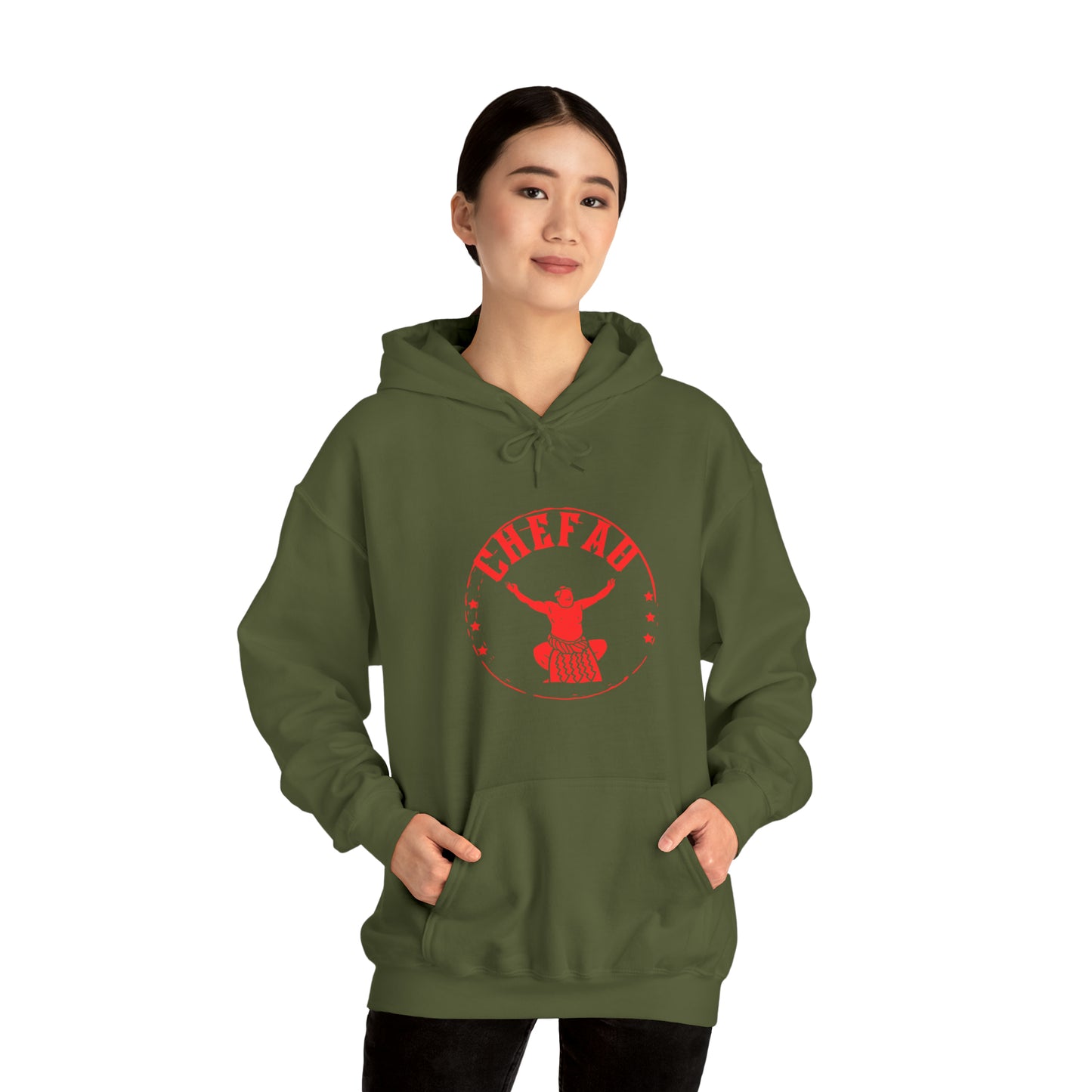 Chefao Sumo II, Unisex Heavy Blend Hooded Sweatshirt