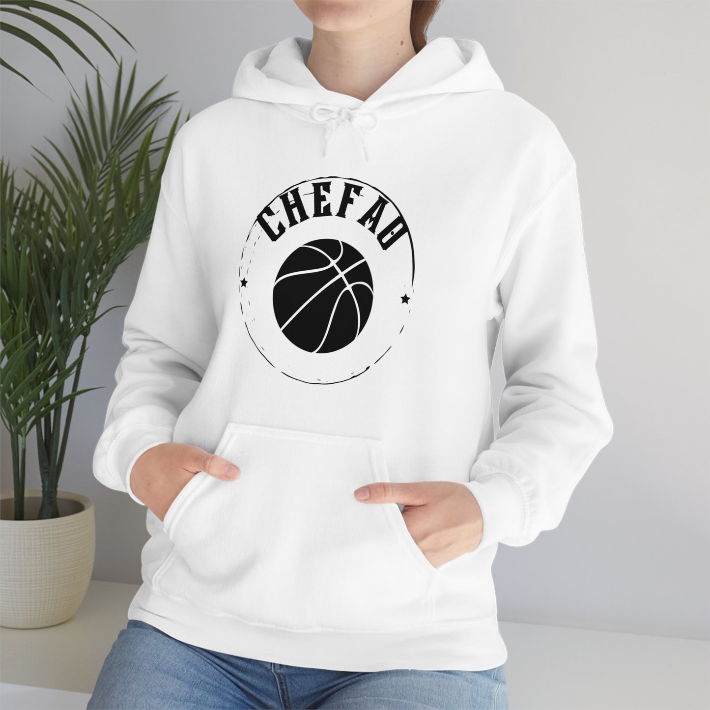 Chefao Basketball IV, Unisex Heavy Blend Hooded Sweatshirt