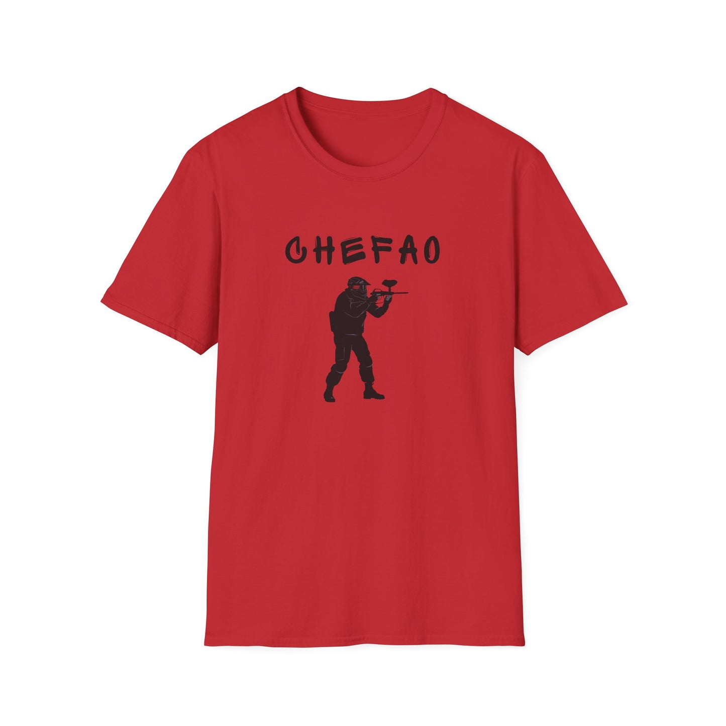 Chefao Paintball I, Unisex Softstyle T-Shirt