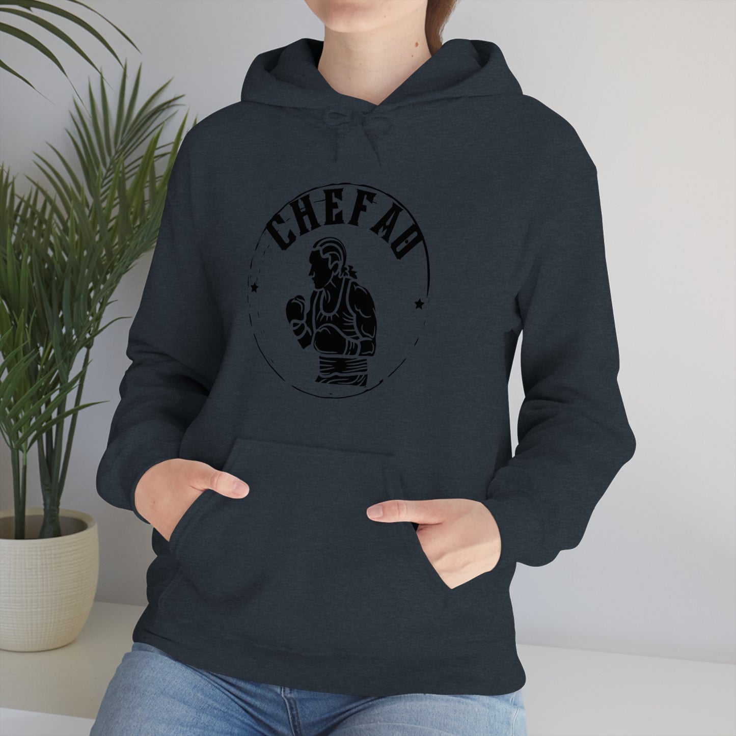 Chefao Boxer II, Unisex Heavy Blend Hooded Sweatshirt