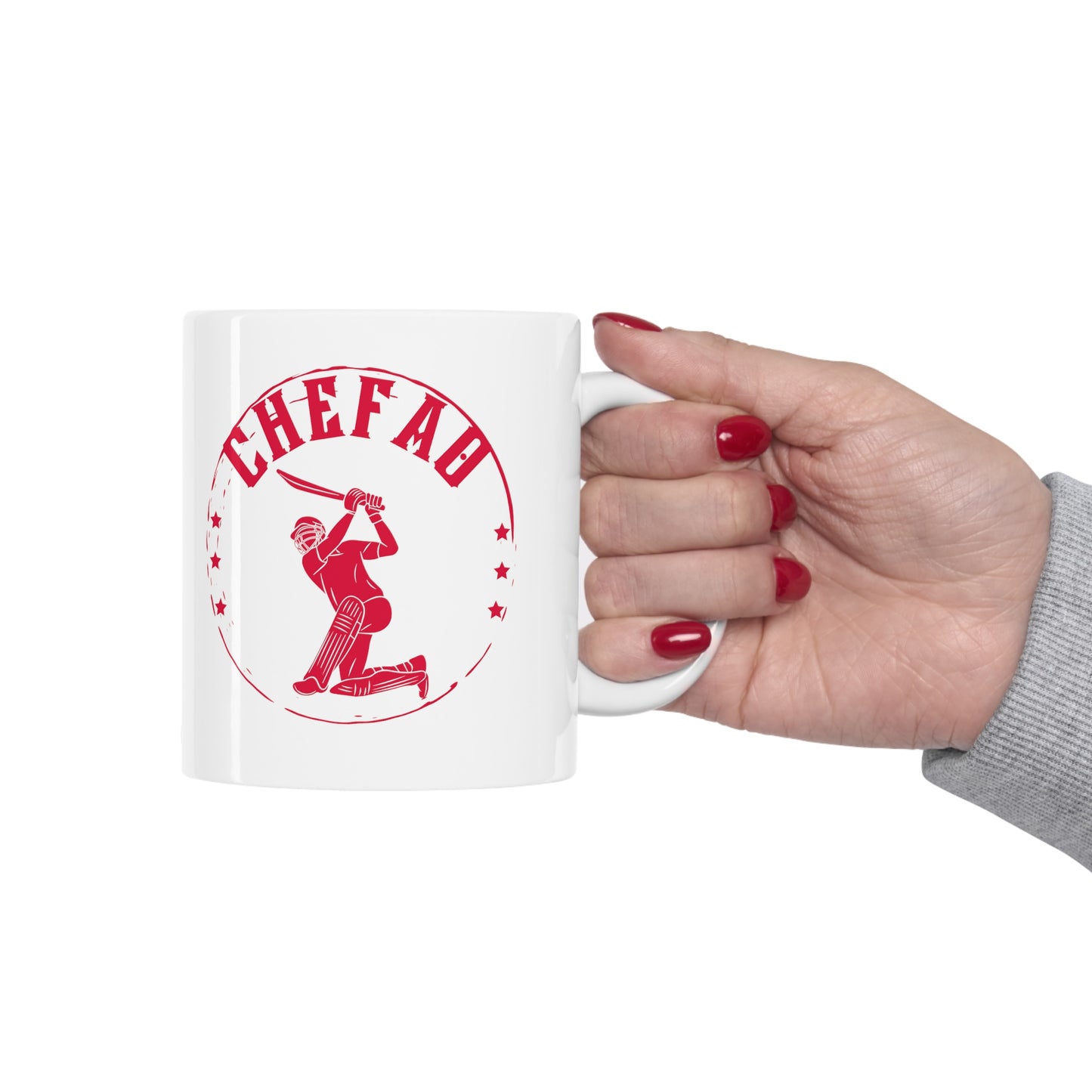 Chefao Cricket lI, White Coffee Mug 11oz