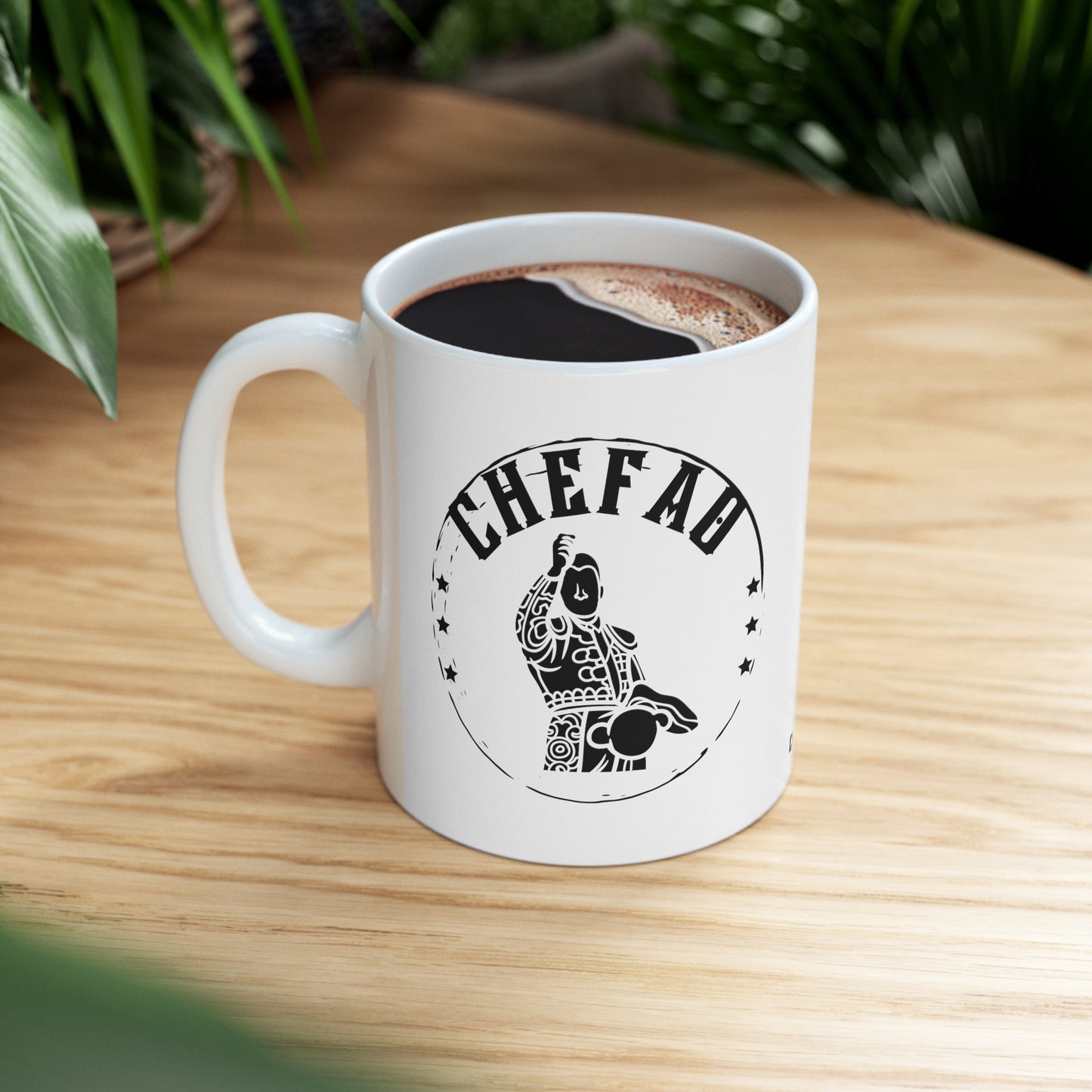 Chefao Bullfighter II, White Coffee Mug, 11oz