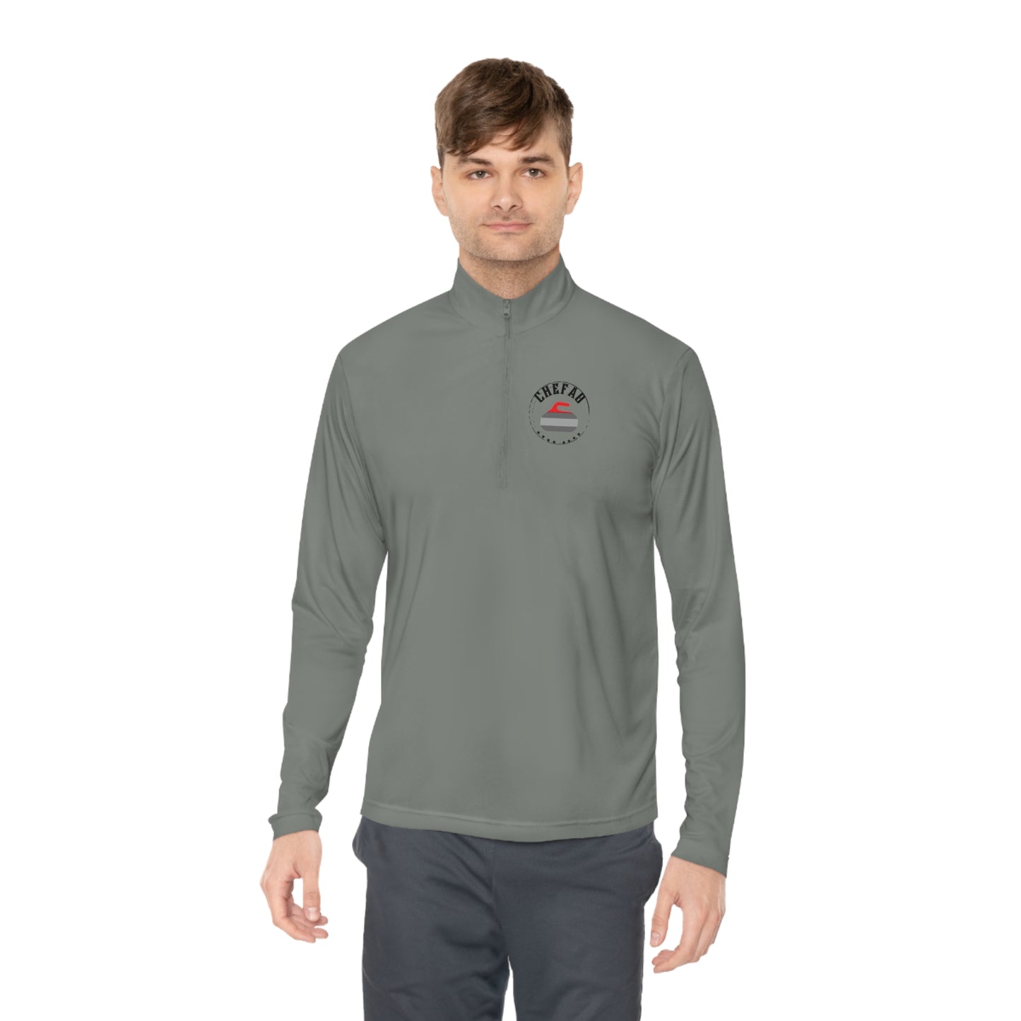 Chefao Curling I, Unisex Quarter-Zip Pullover