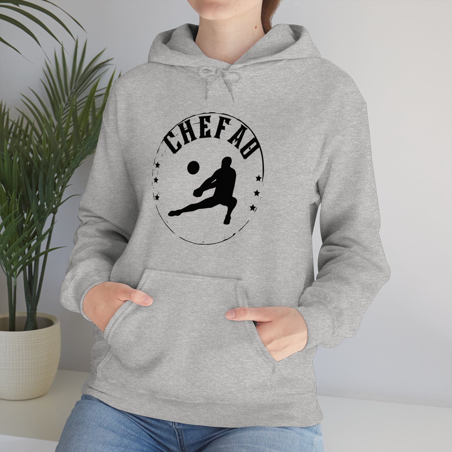 Chefao Volleyball II, Unisex Heavy Blend Hooded Sweatshirt