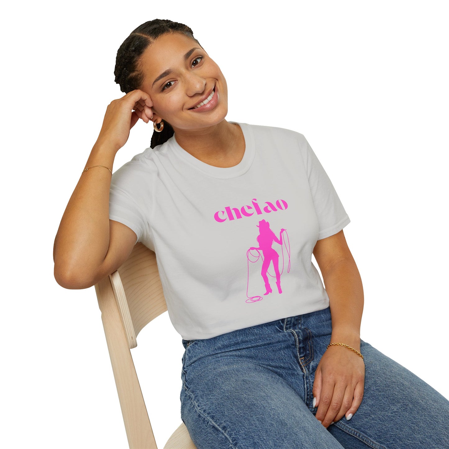 Chefao Cowgirl III, Unisex Softstyle T-Shirt