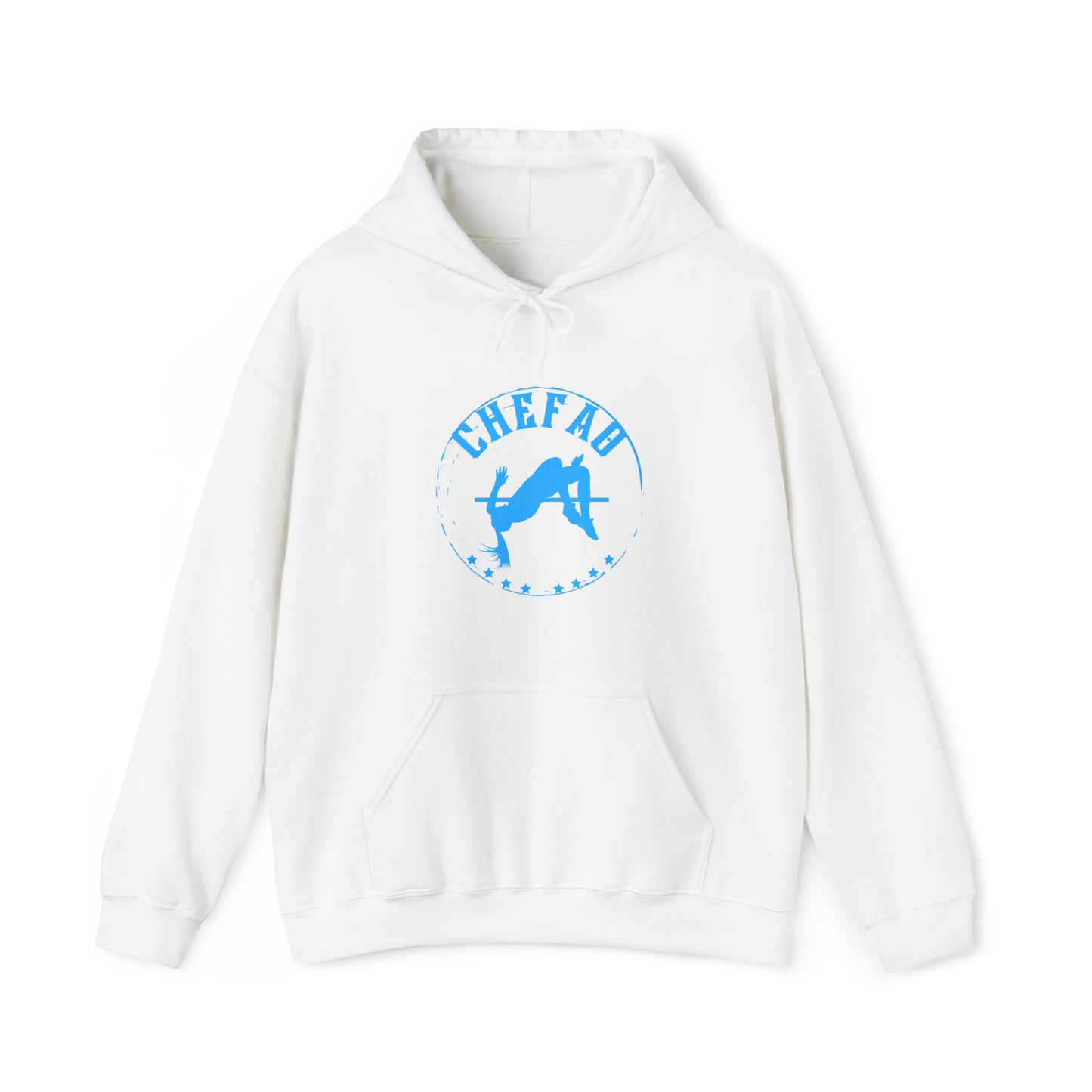 Chefao High Jump I, Unisex Heavy Blend Hooded Sweatshirt