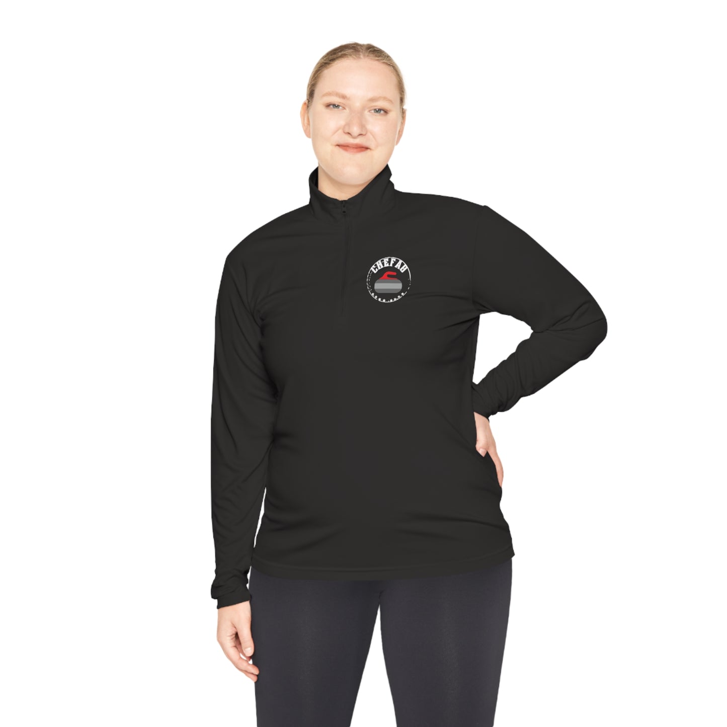 Chefao Curling I, Unisex Quarter-Zip Pullover