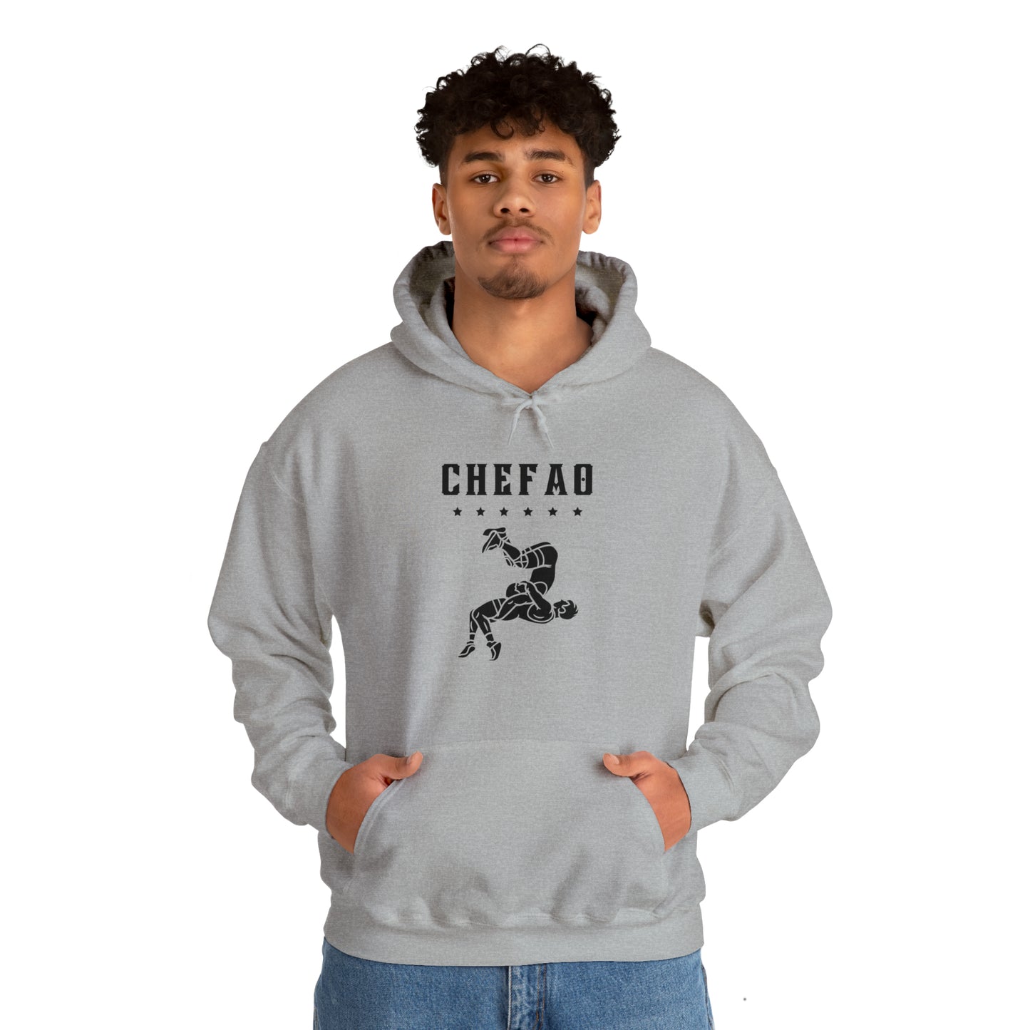 Chefao Wrestling VI, Unisex Heavy Blend Hooded Sweatshirt