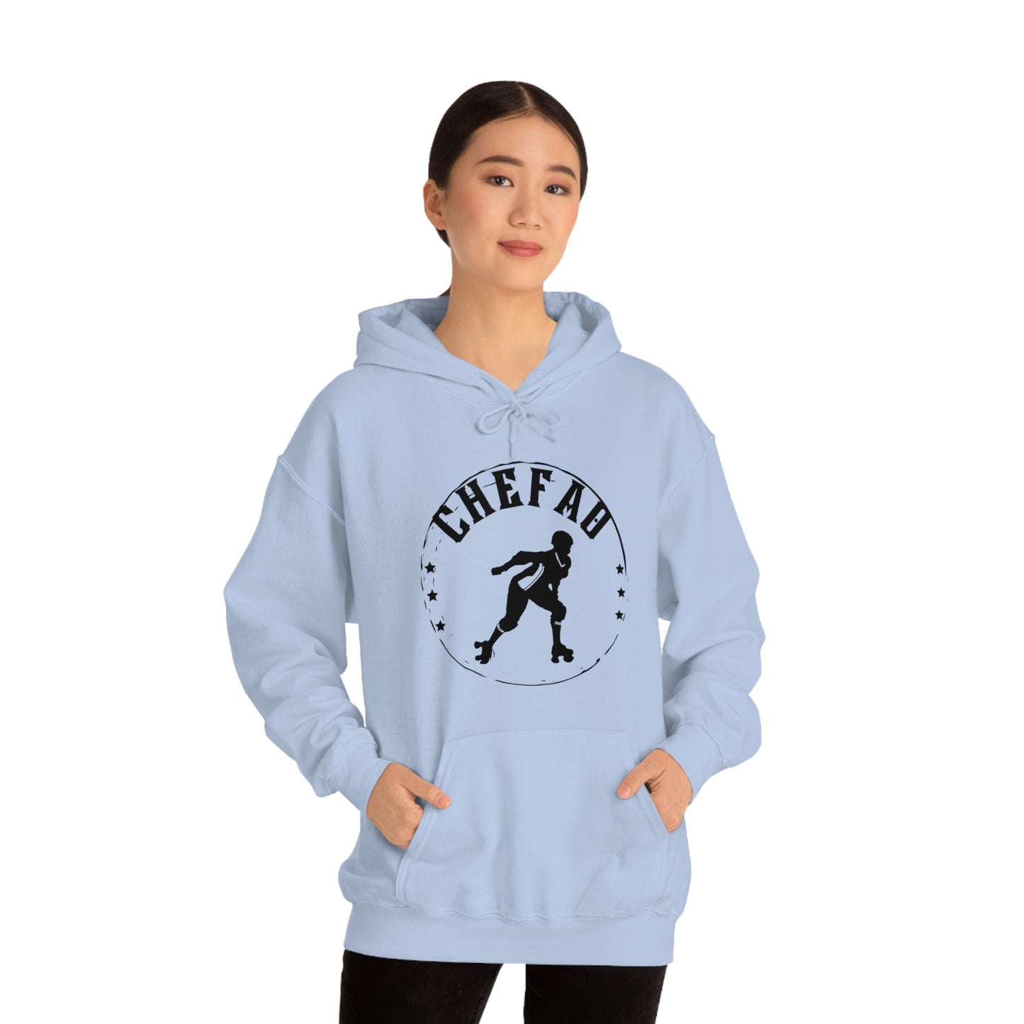 Chefao Roller Derby I, Unisex Heavy Blend Hooded Sweatshirt