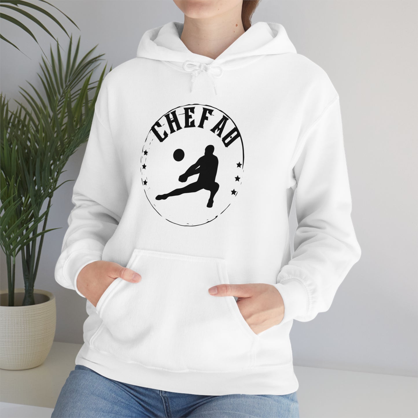 Chefao Volleyball II, Unisex Heavy Blend Hooded Sweatshirt