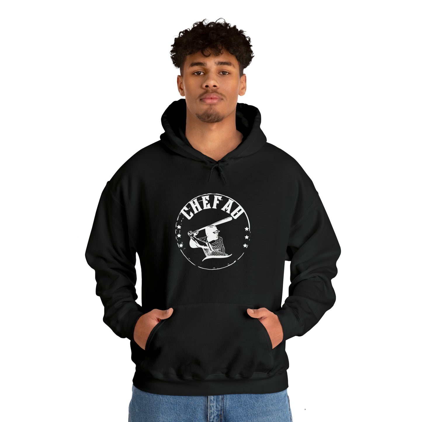 Chefao Baseball IV, Unisex Heavy Blend Hooded Sweatshirt