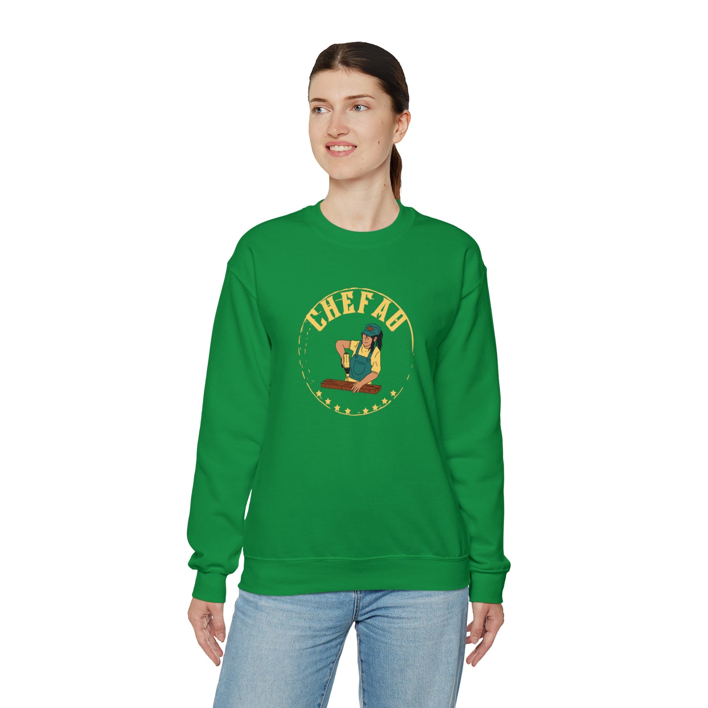 Chefao Carpenter I, Unisex Heavy Blend Crewneck Sweatshirt