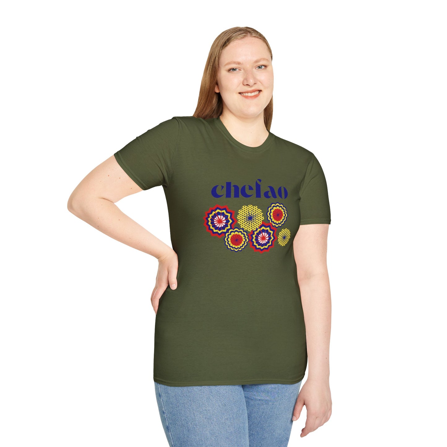 Chefao Paper Fans I, Unisex Softstyle T-Shirt