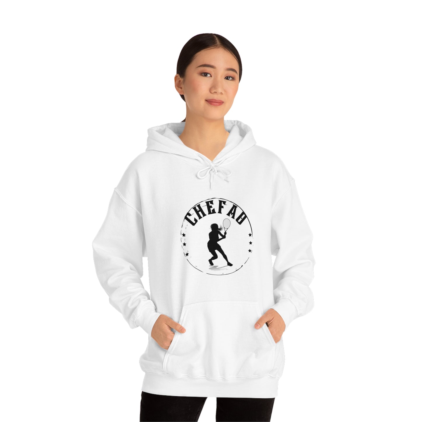 Chefao Tennis III, Unisex Heavy Blend Hooded Sweatshirt