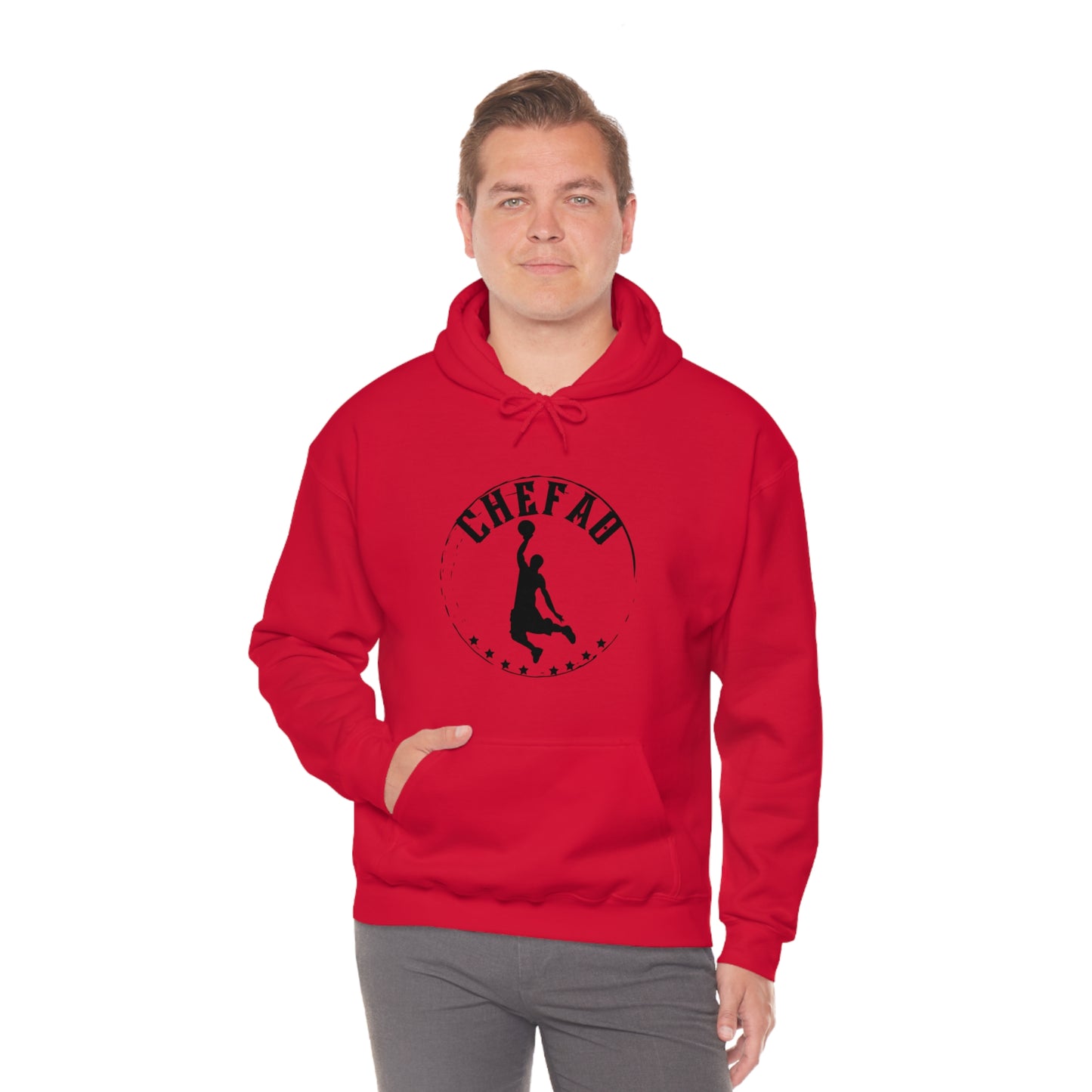 Chefao Basketball V Unisex Heavy Blend Hooded Sweatshirt