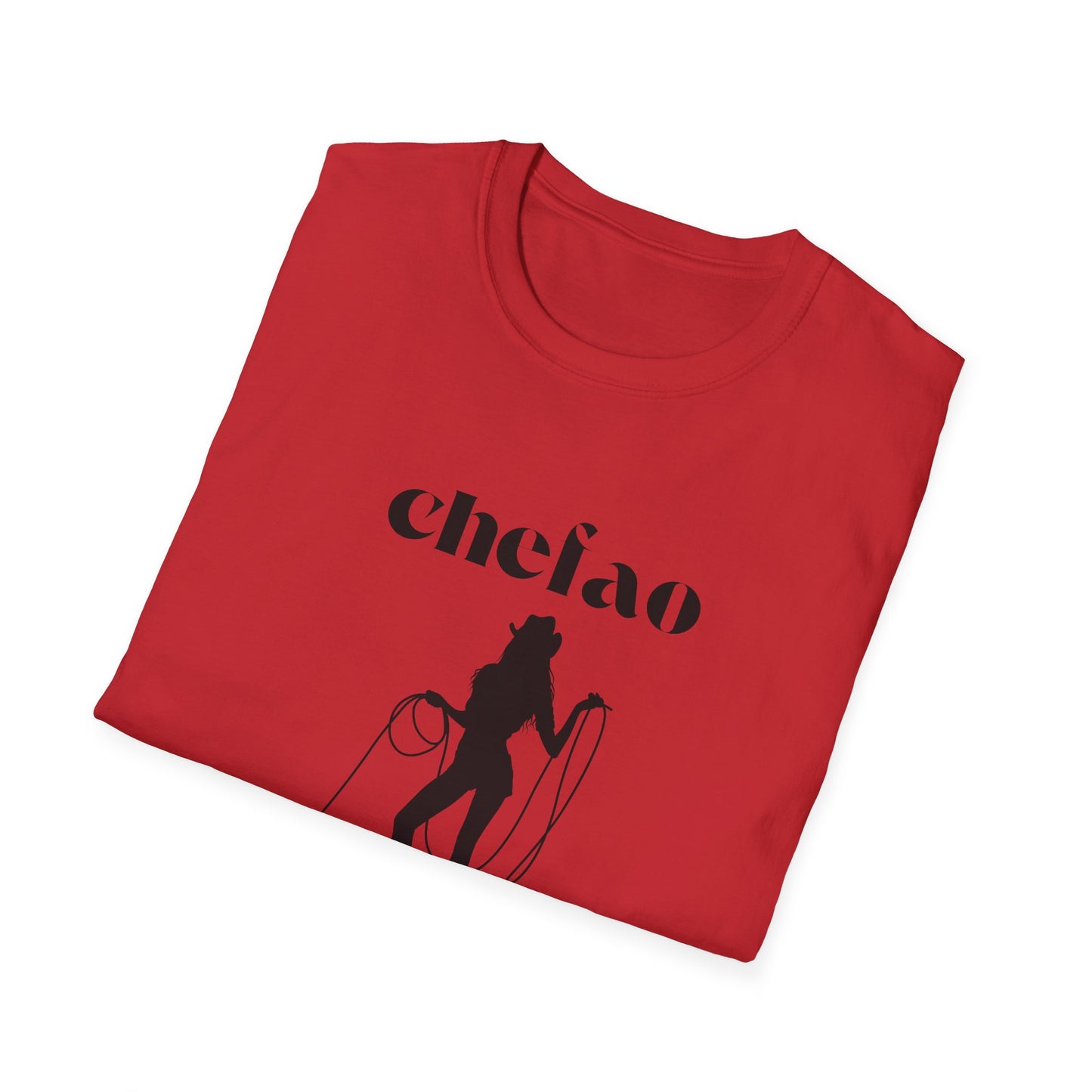 Chefao Cowgirl III, Unisex Softstyle T-Shirt