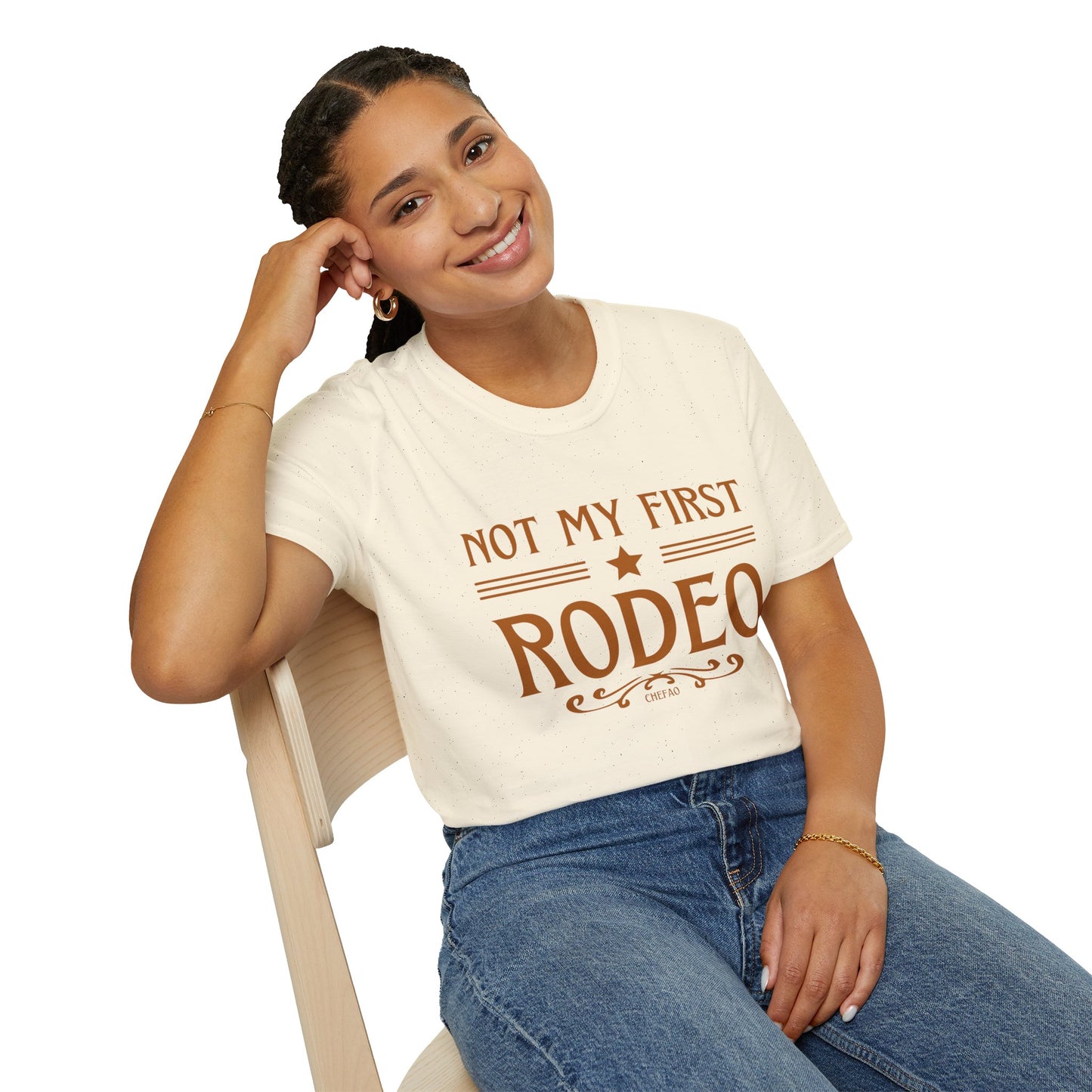 Not My First Rodeo, Unisex Softstyle T-Shirt