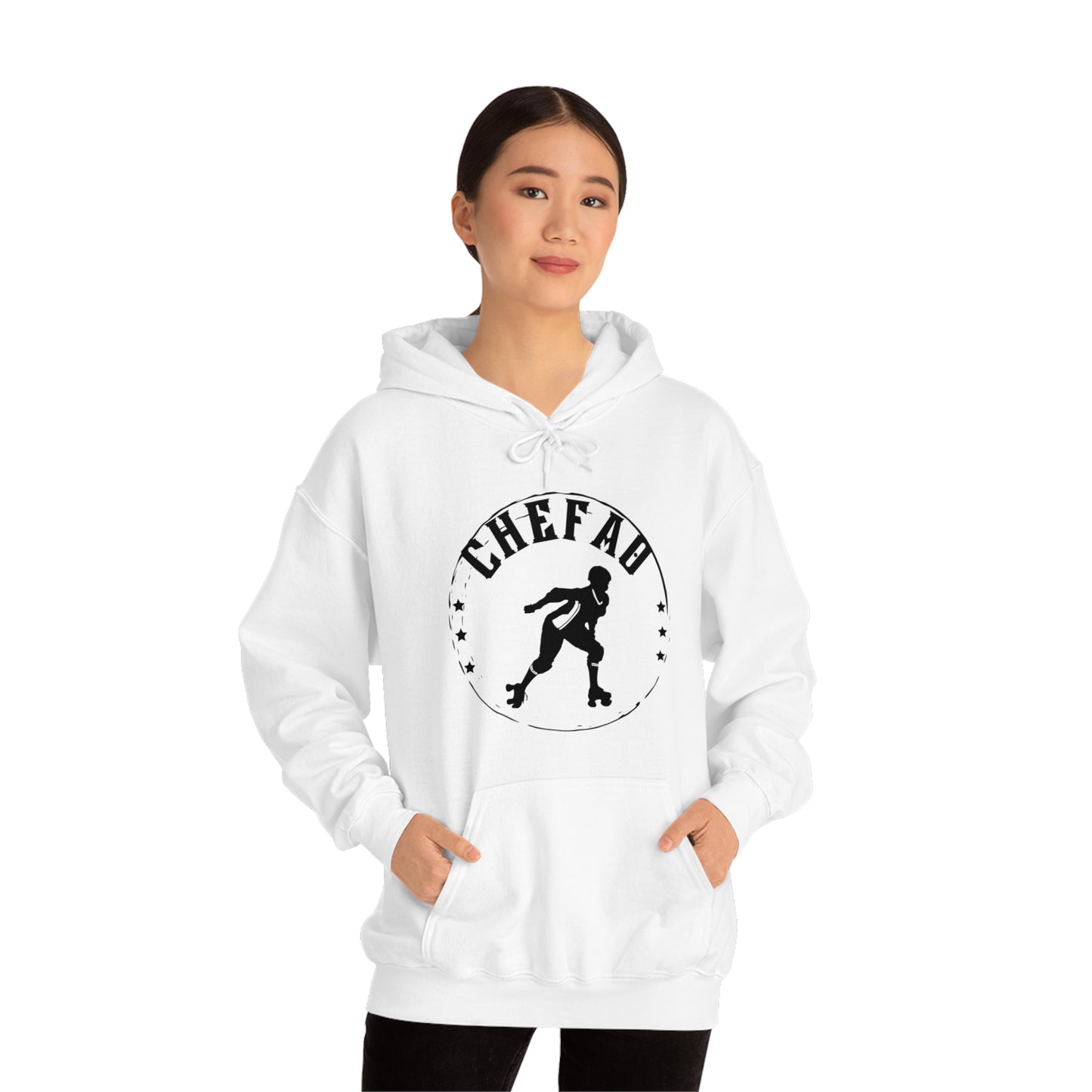 Chefao Roller Derby I, Unisex Heavy Blend Hooded Sweatshirt