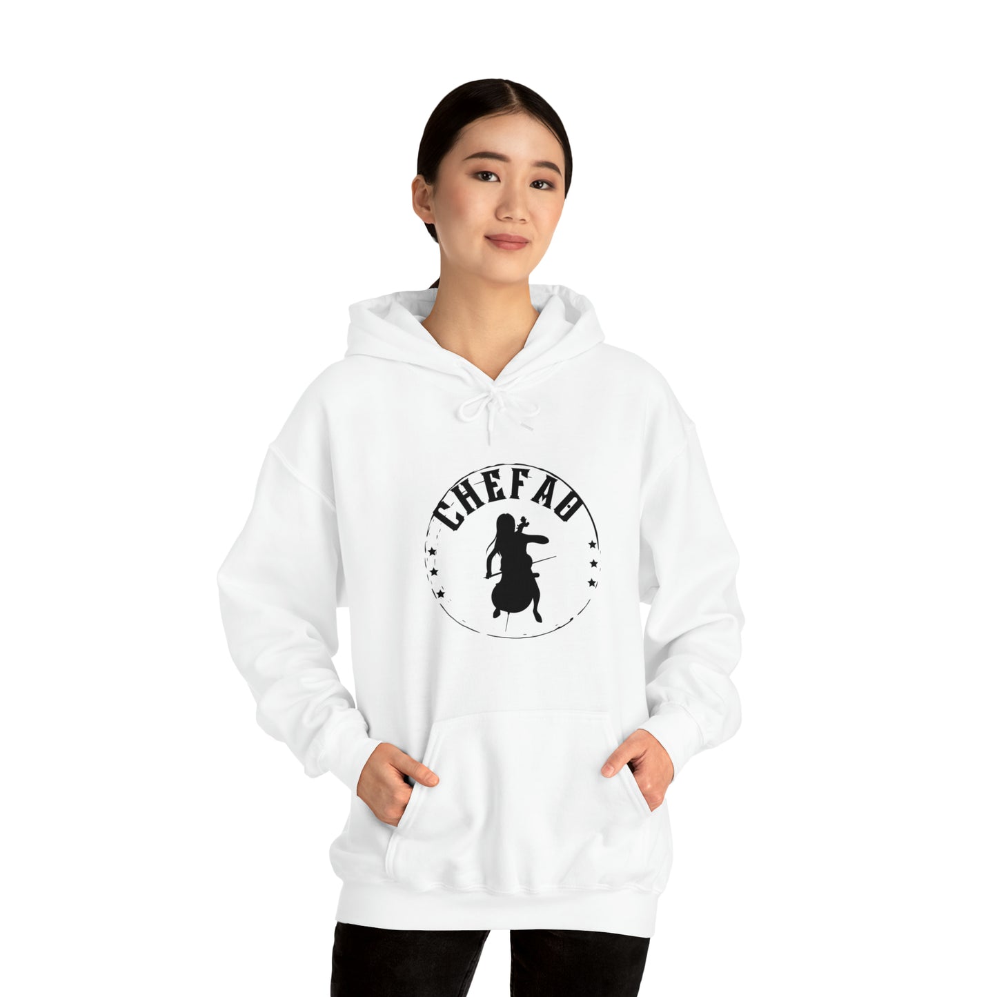 Chefao Cello I, Unisex Heavy Blend Hooded Sweatshirt