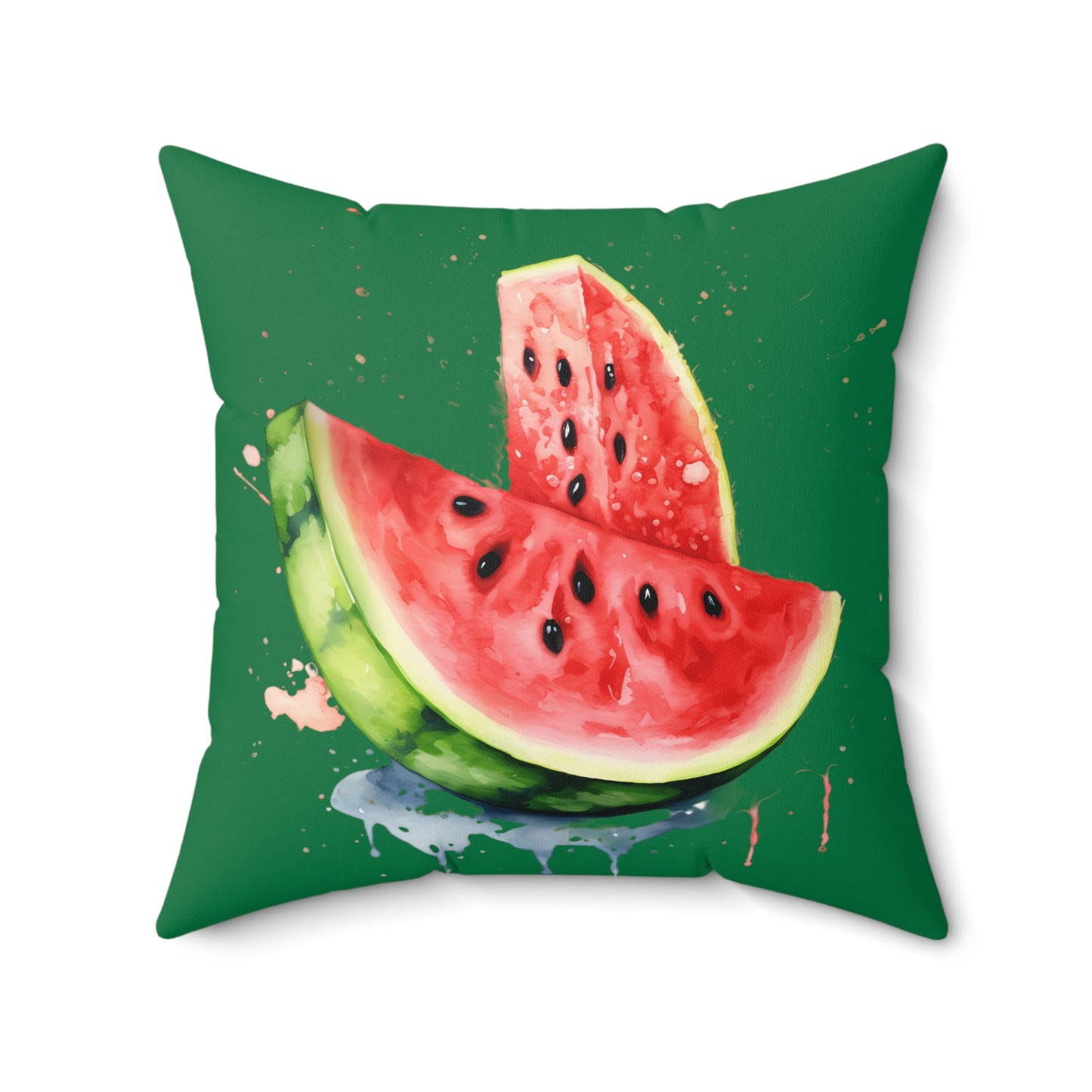 Watermelon, Spun Polyester Square Pillow