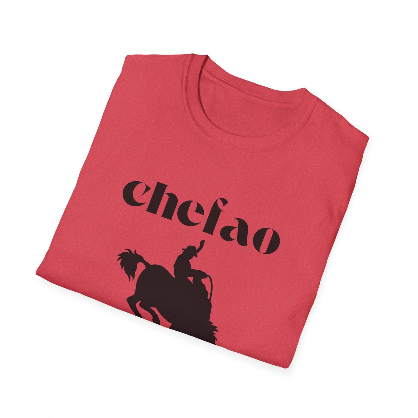 Chefao Cowboy X, Unisex Softstyle T-Shirt