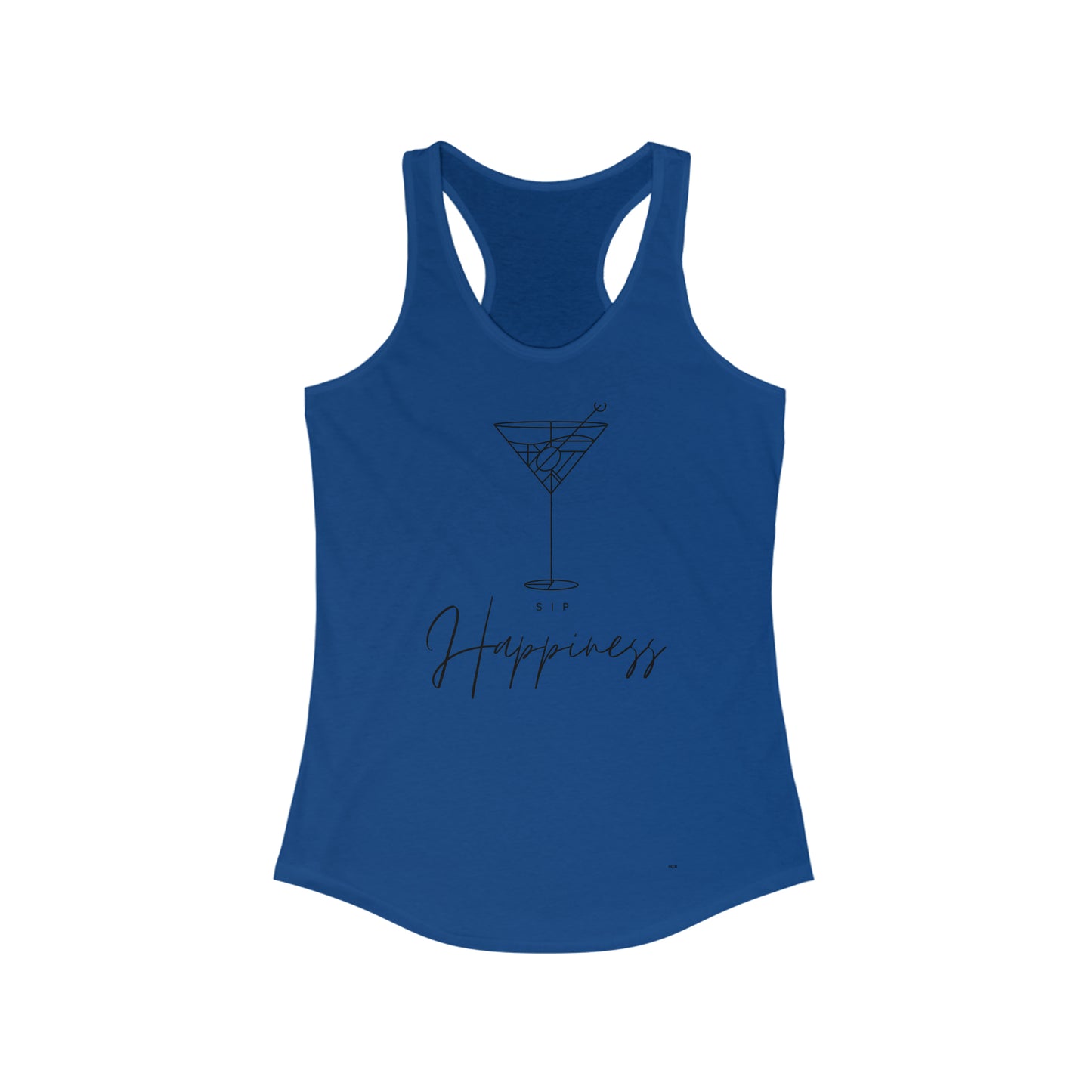 Sip Happiness, Women's Racerback Tank