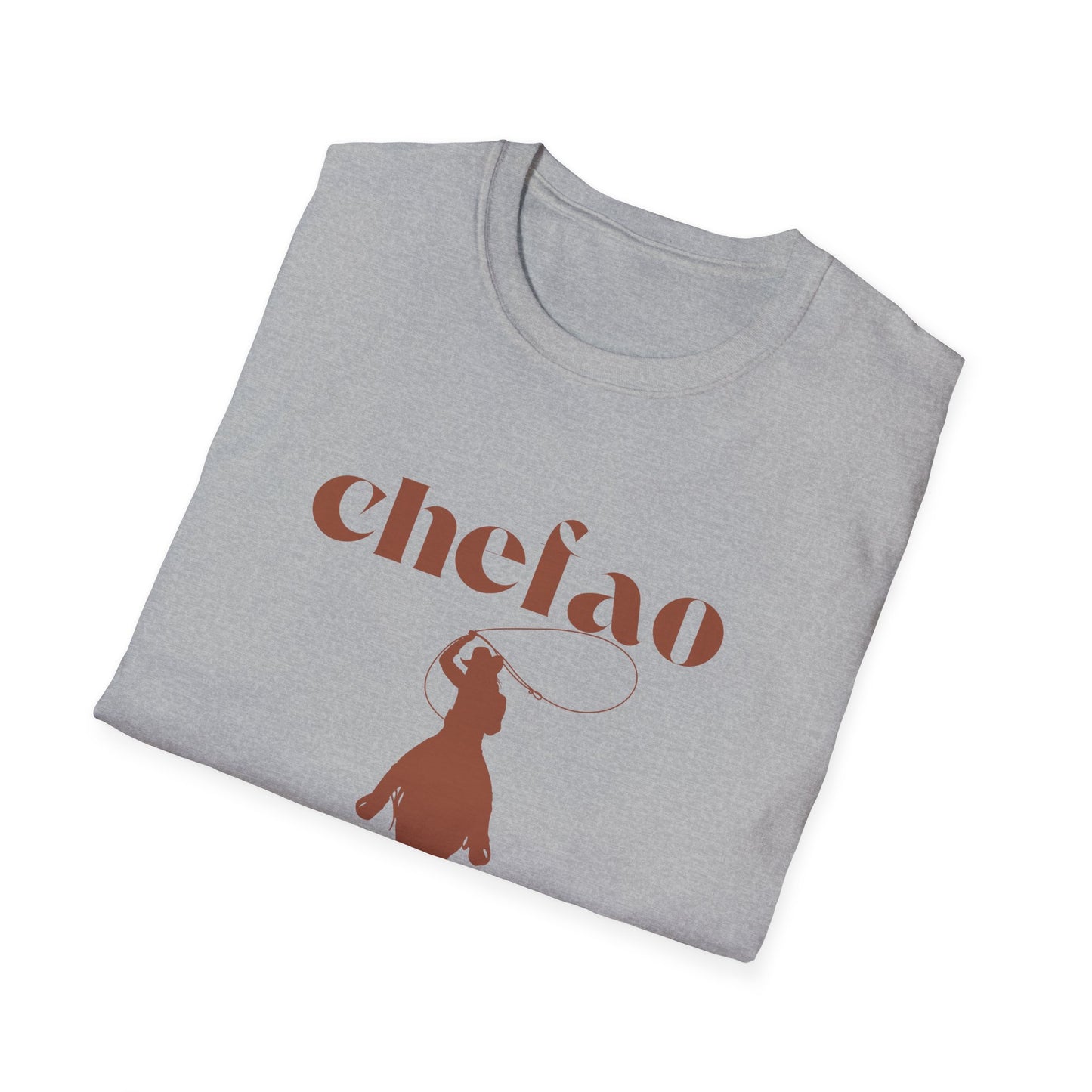 Chefao Cowgirl II, Unisex Softstyle T-Shirt