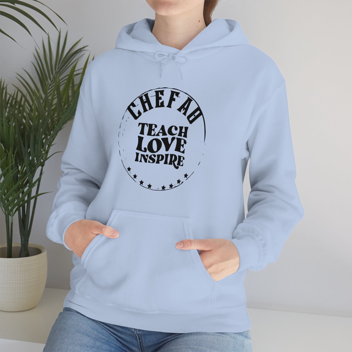 Chefao Teacher IV, Unisex Heavy Blend Hooded Sweatshirt