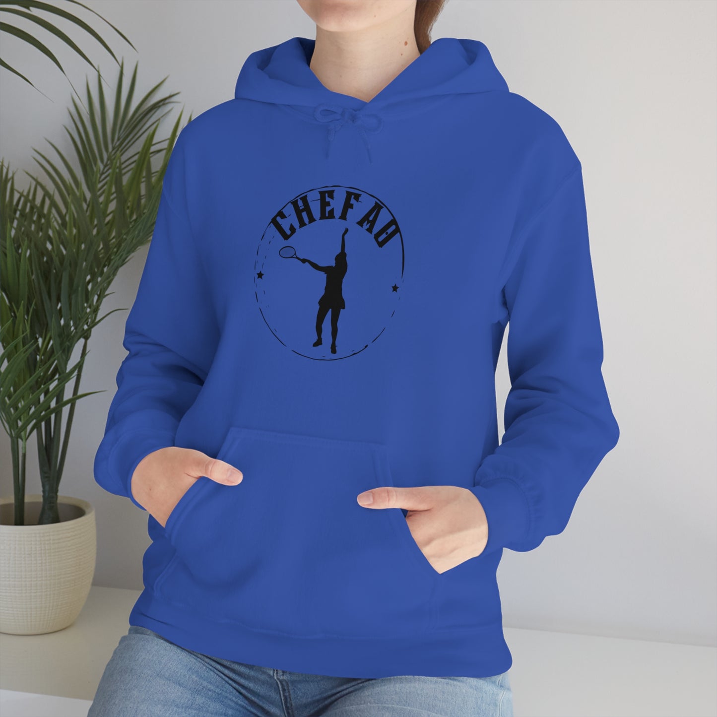 Chefao Tennis I, Unisex Heavy Blend Hooded Sweatshirt