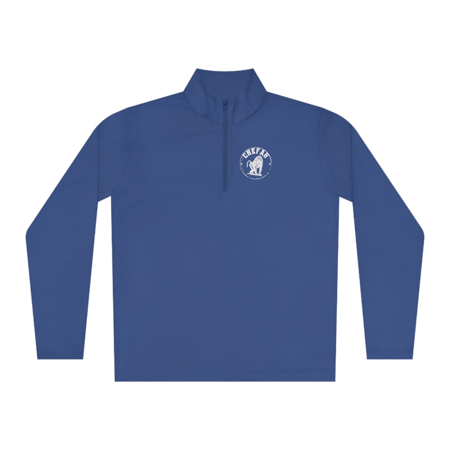 Chefao Baboon, Unisex Quarter-Zip Pullover