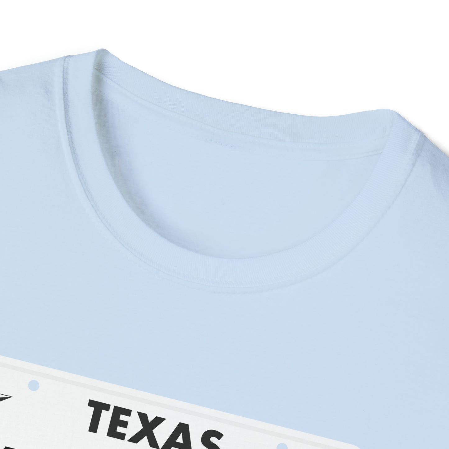 Chefao Texas License Plate I, Unisex Softstyle T-Shirt