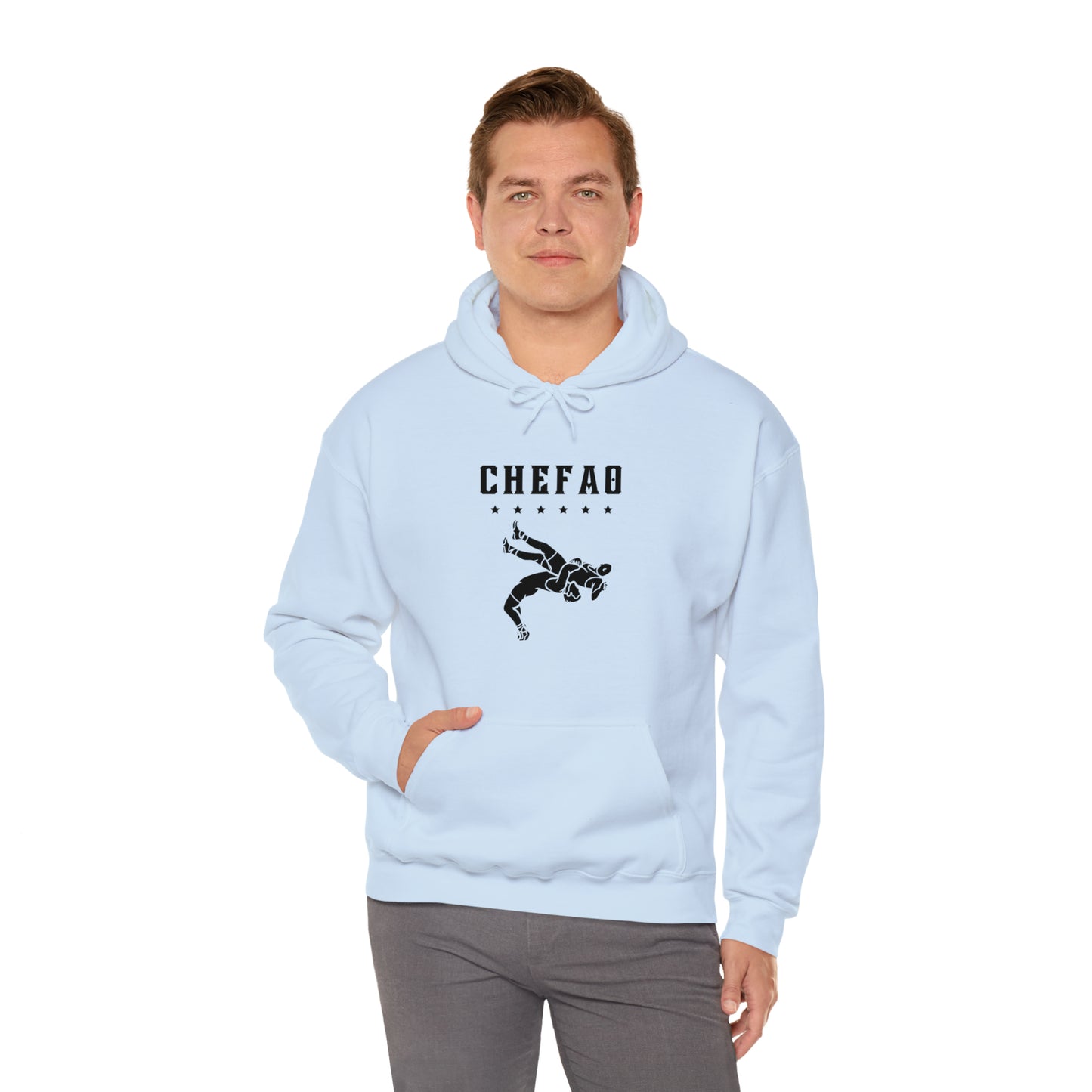 Chefao Wrestling IV, Unisex Heavy Blend Hooded Sweatshirt