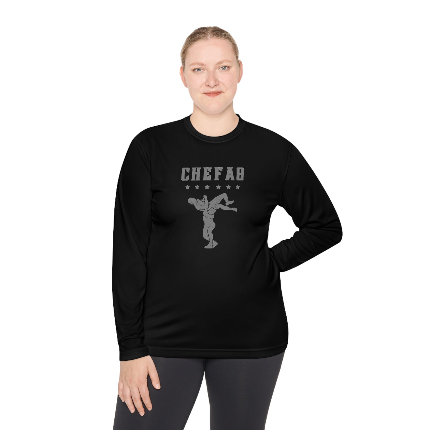 Chefao Wrestling The Nick Edition I, Unisex Lightweight Long Sleeve Tee