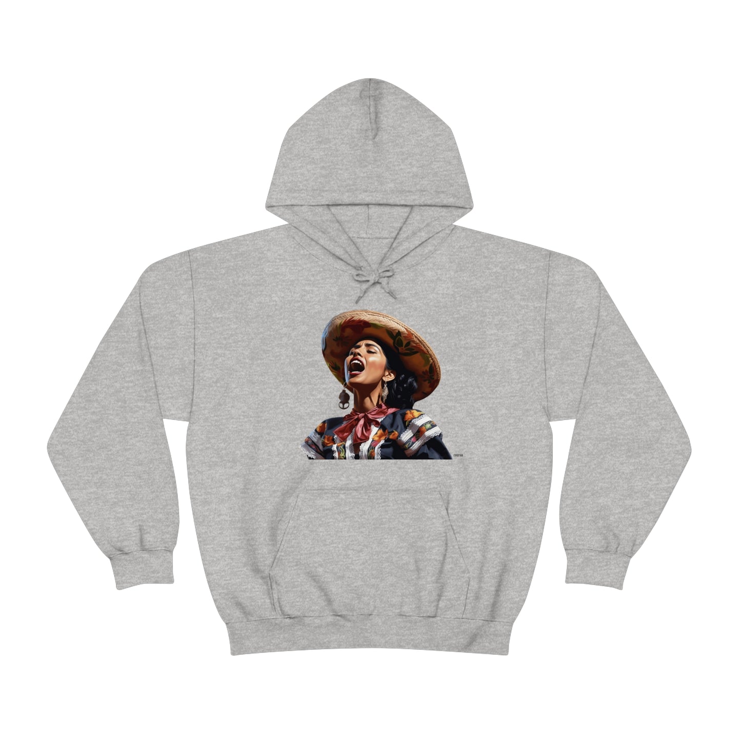 Mariachi Woman, Unisex Heavy Blend Hooded Sweatshirt