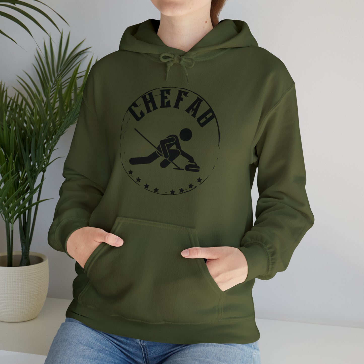 Chefao Curling II, Unisex Heavy Blend Hooded Sweatshirt