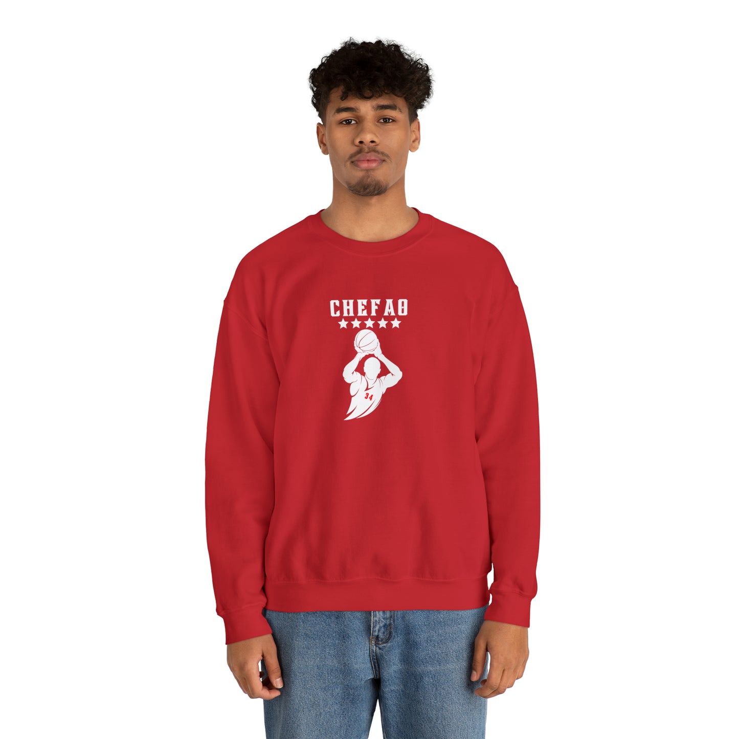 Chefao Basketball Dylan I, Unisex Heavy Blend Crewneck Sweatshirt