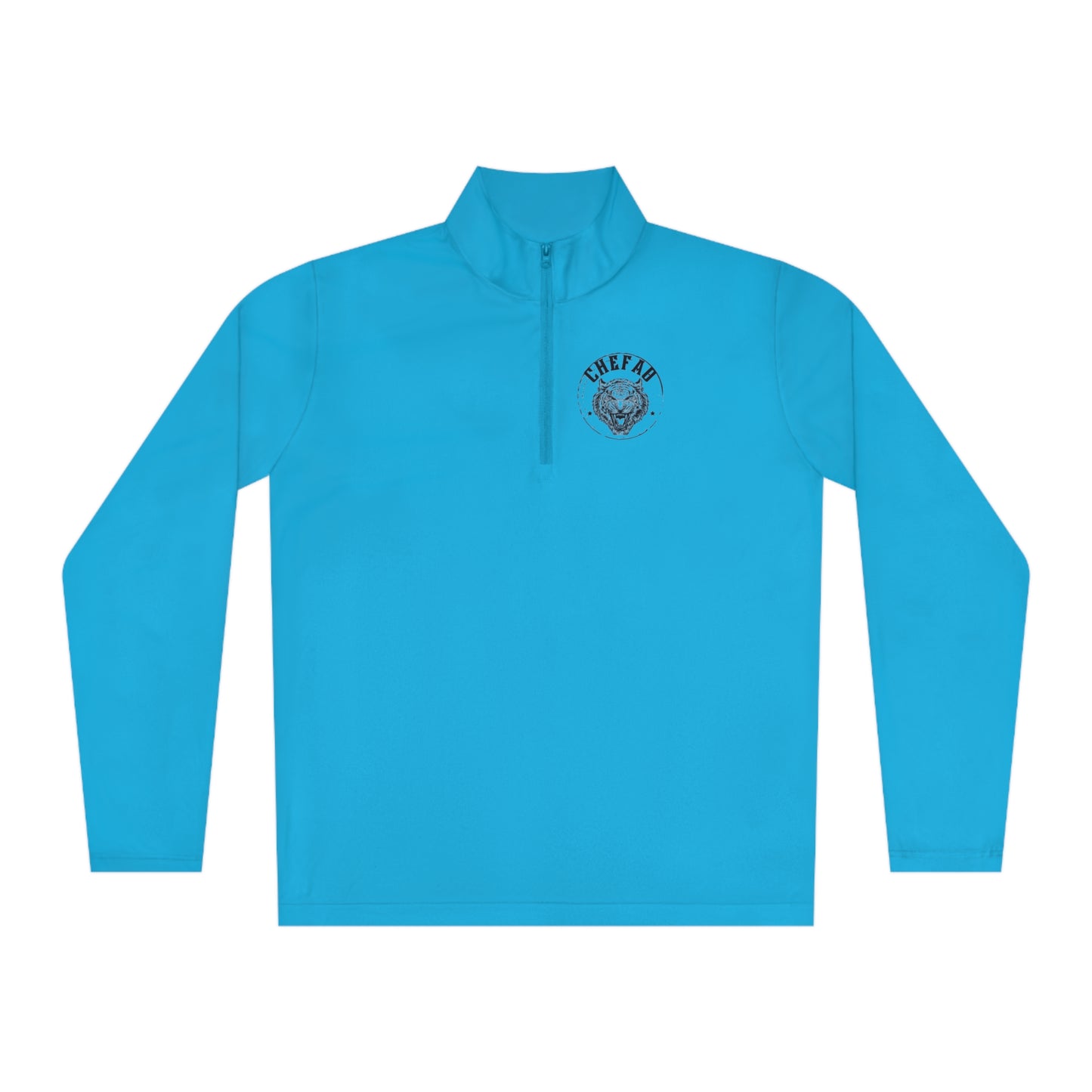 Chefao Tiger, Unisex Quarter-Zip Pullover