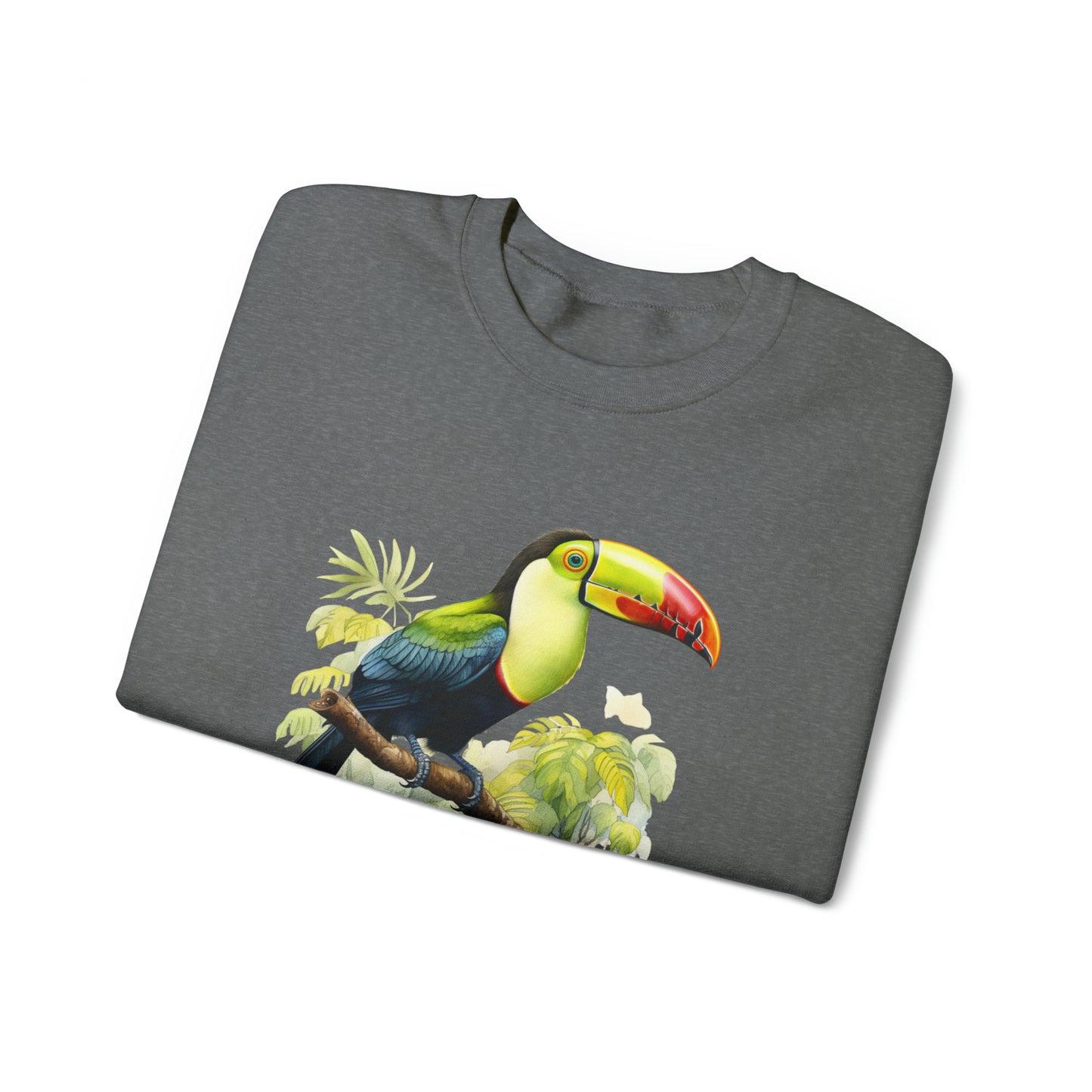 Keel Billed Toucan I, Unisex Heavy Blend Crewneck Sweatshirt