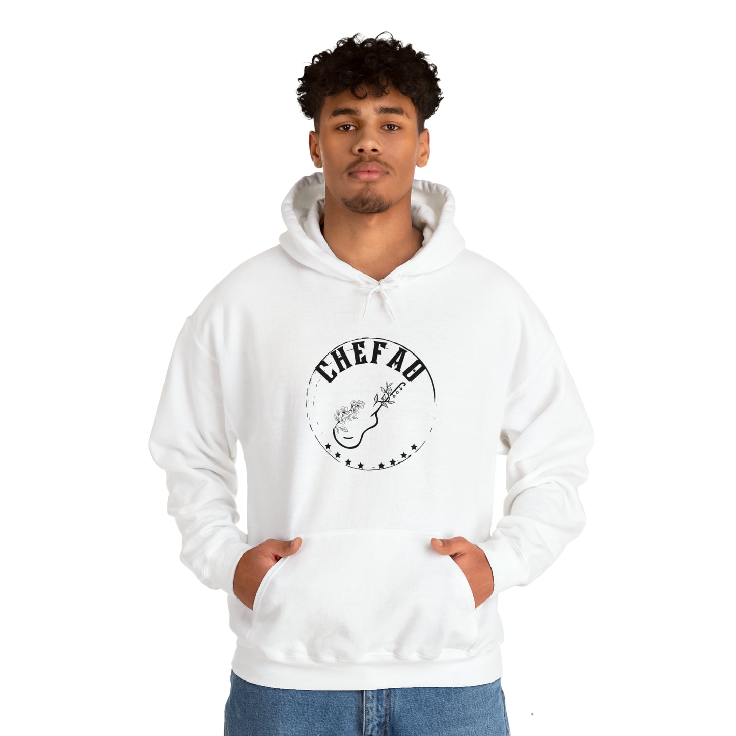 Chefao Guitar I, Unisex Heavy Blend Hooded Sweatshirt