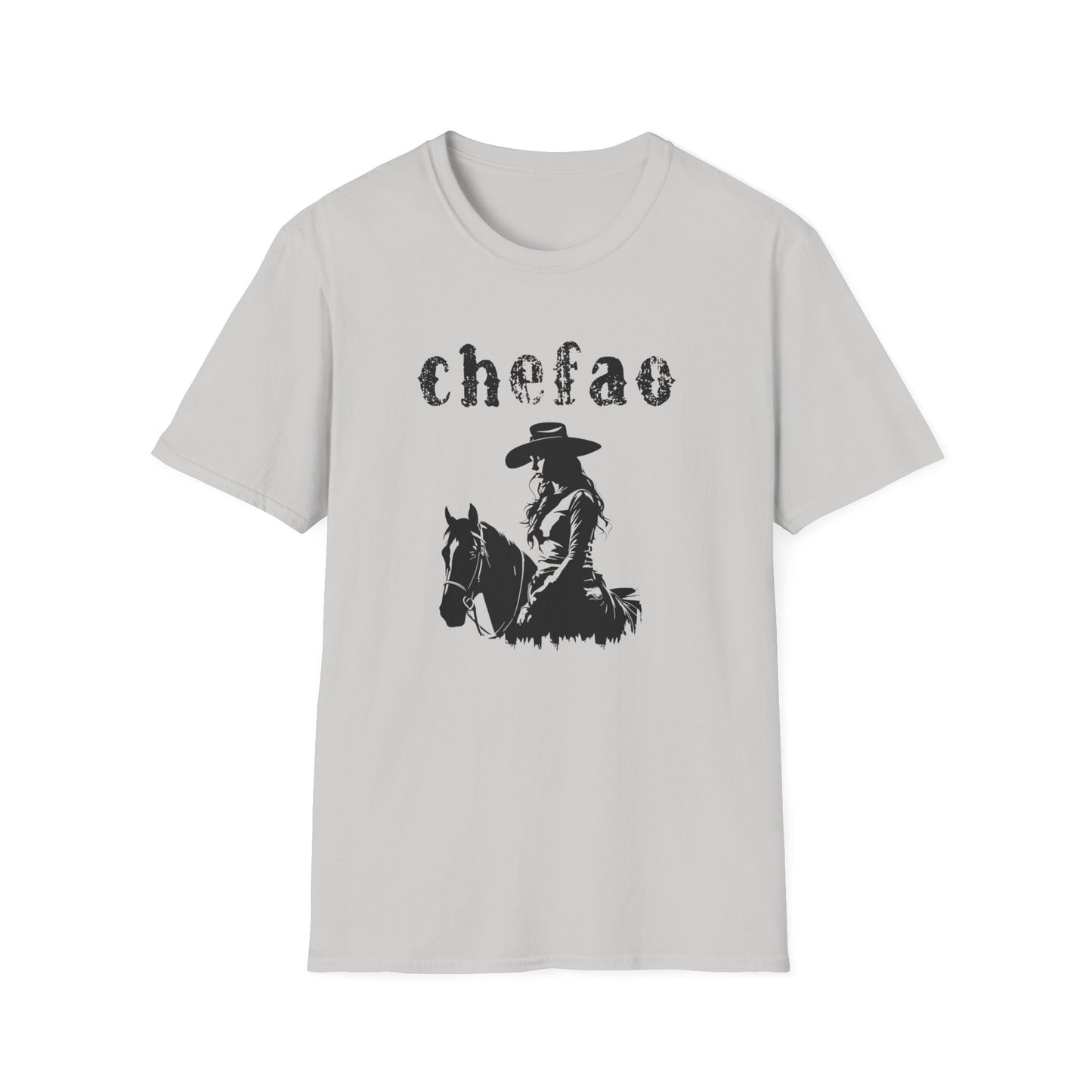 Chefao Cowgirl VIII, Unisex Softstyle T-Shirt