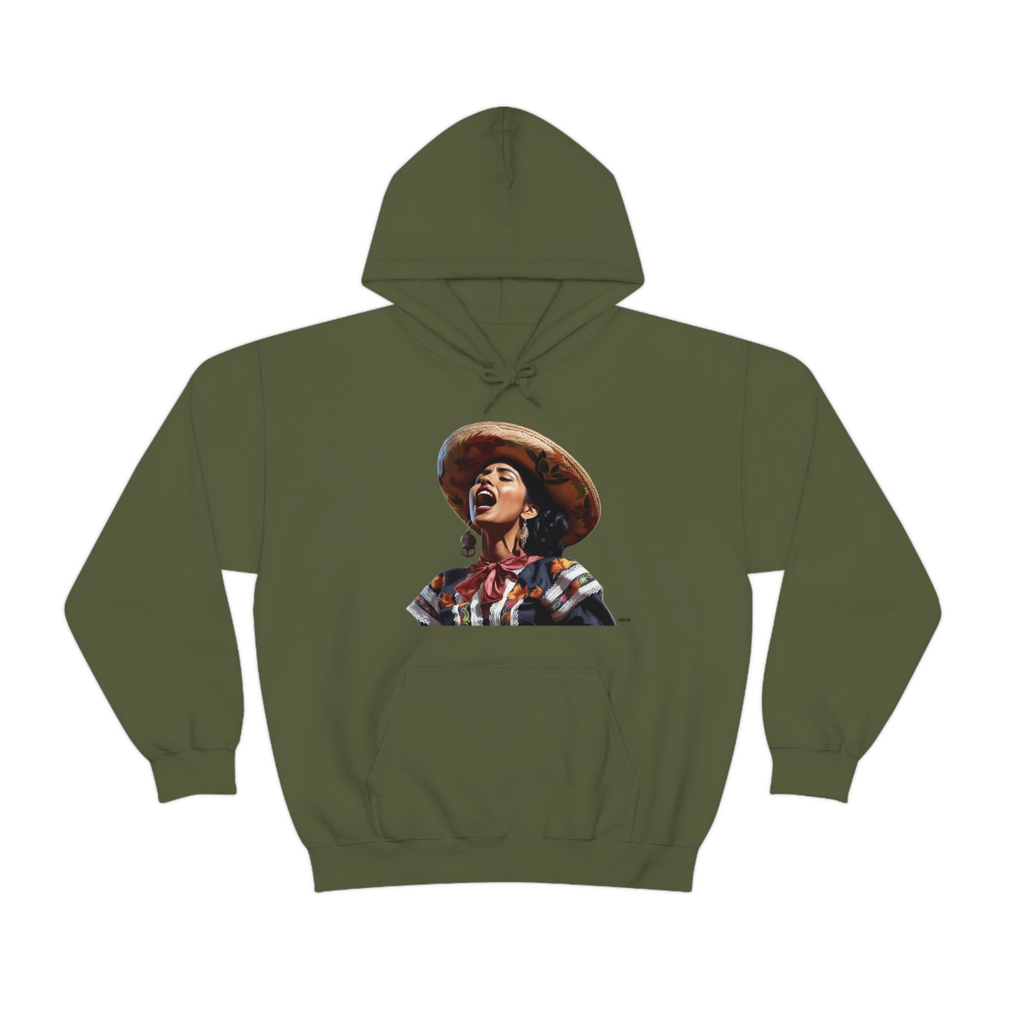 Mariachi Woman, Unisex Heavy Blend Hooded Sweatshirt