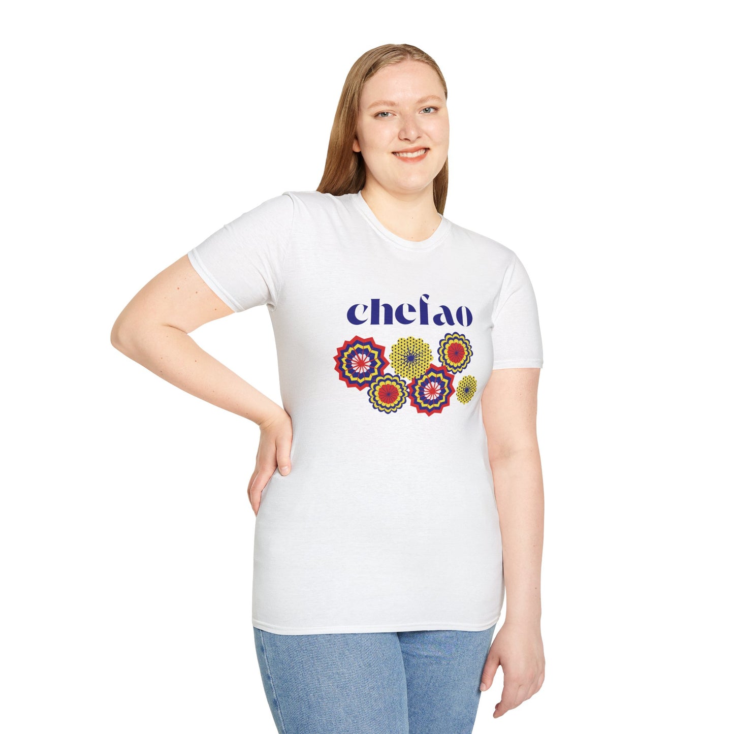 Chefao Paper Fans I, Unisex Softstyle T-Shirt