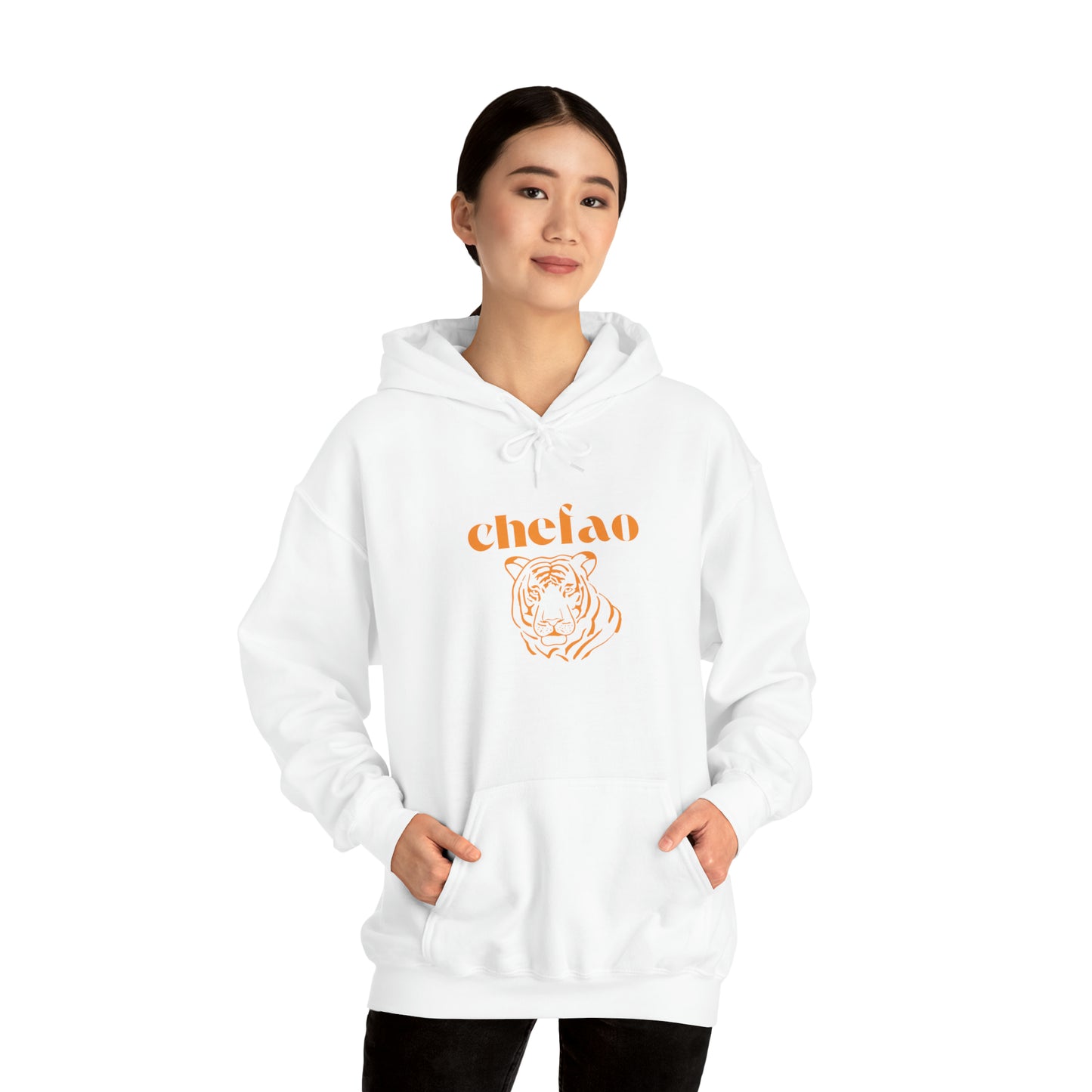 Chefao Tiger I, Unisex Heavy Blend Hooded Sweatshirt