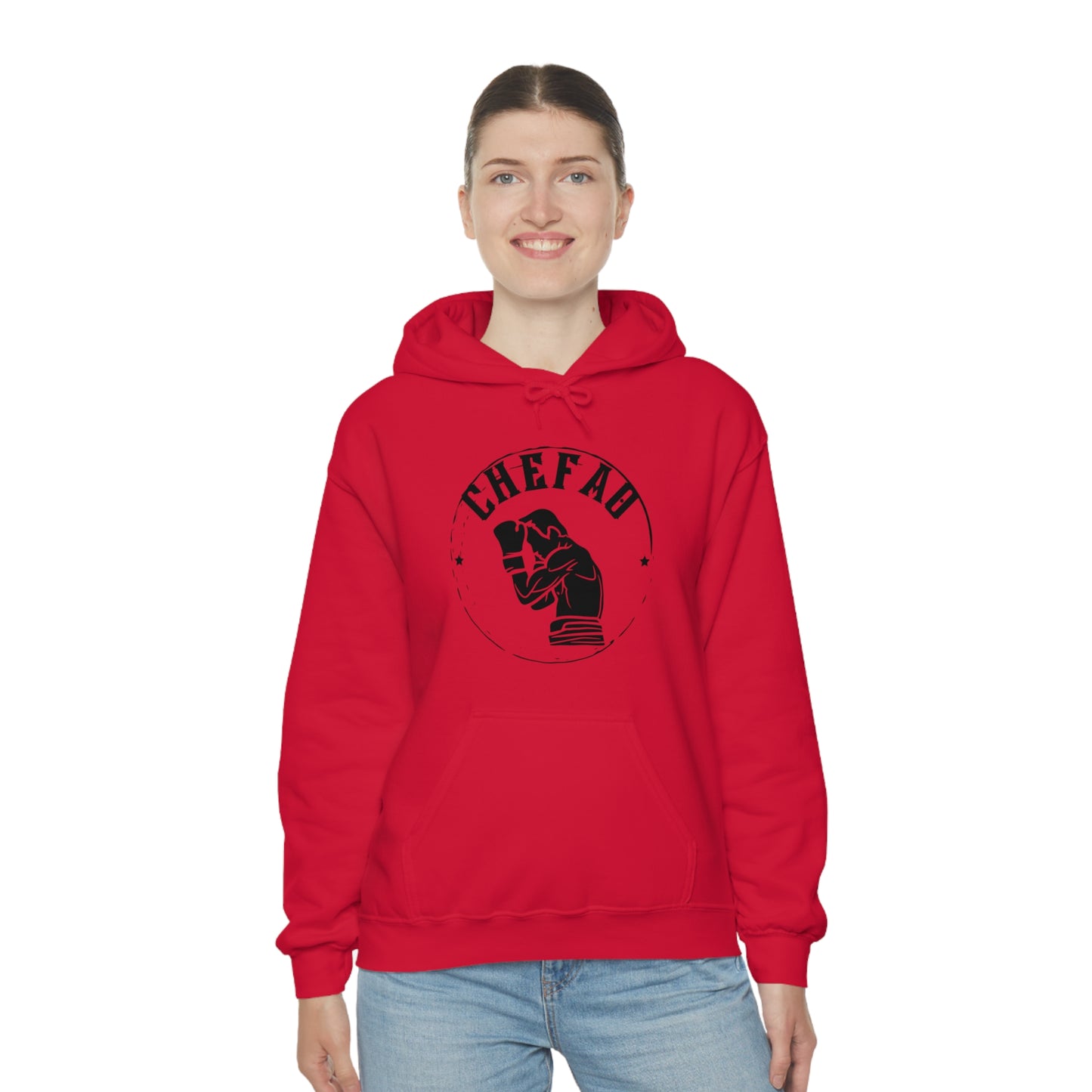 Chefao Boxer I, Unisex Heavy Blend Hooded Sweatshirt