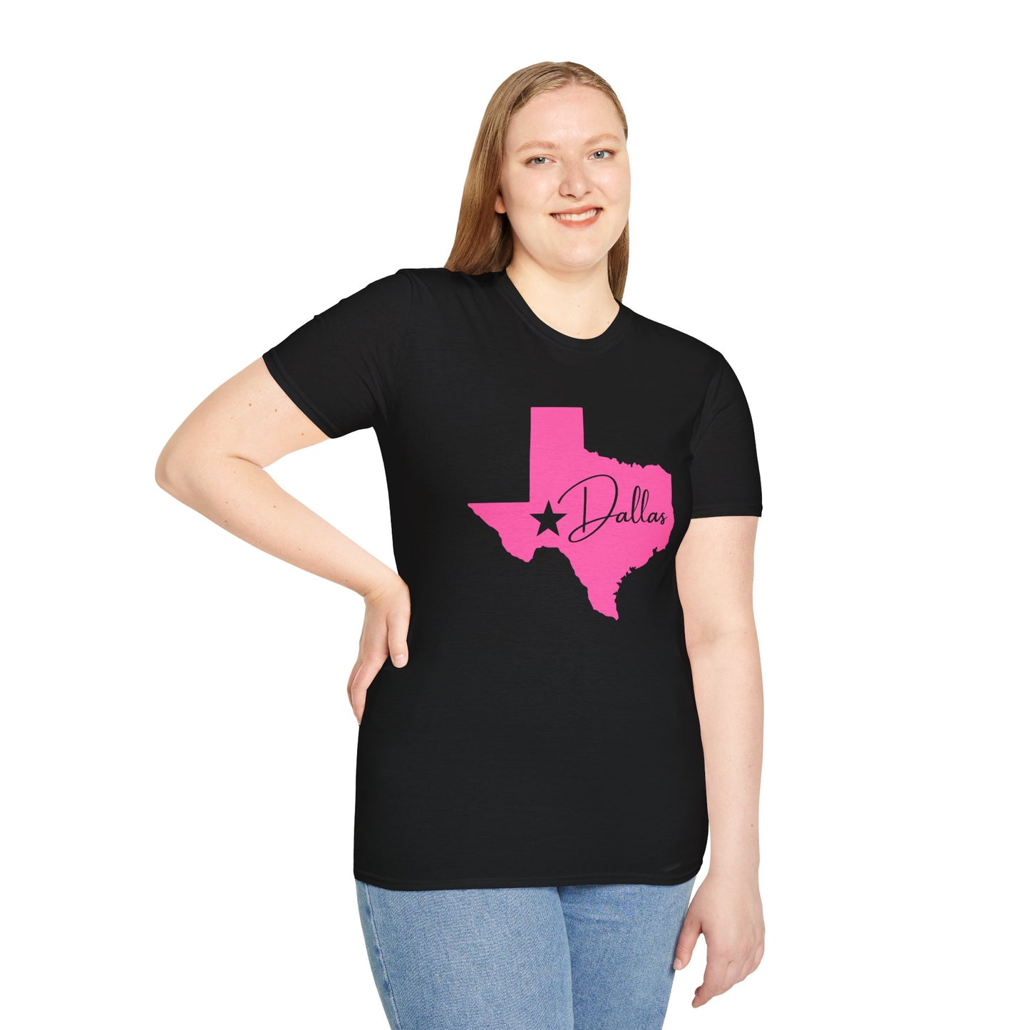 Chefao Dallas, Texas I, Unisex Softstyle T-Shirt