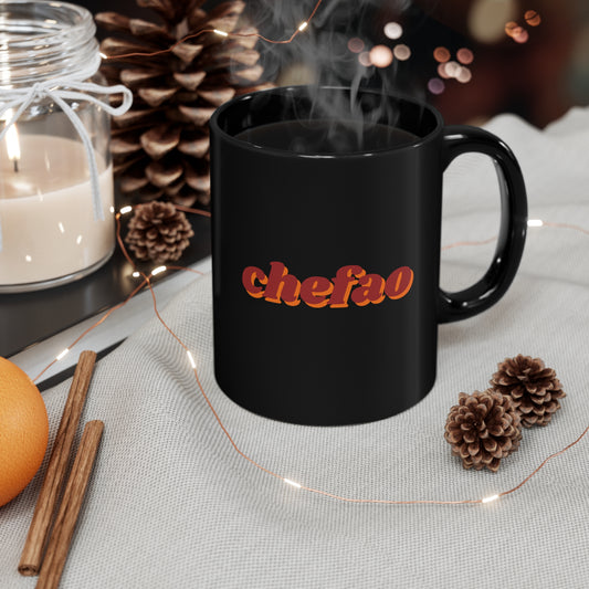 Chefao VII, 11oz Black Mug