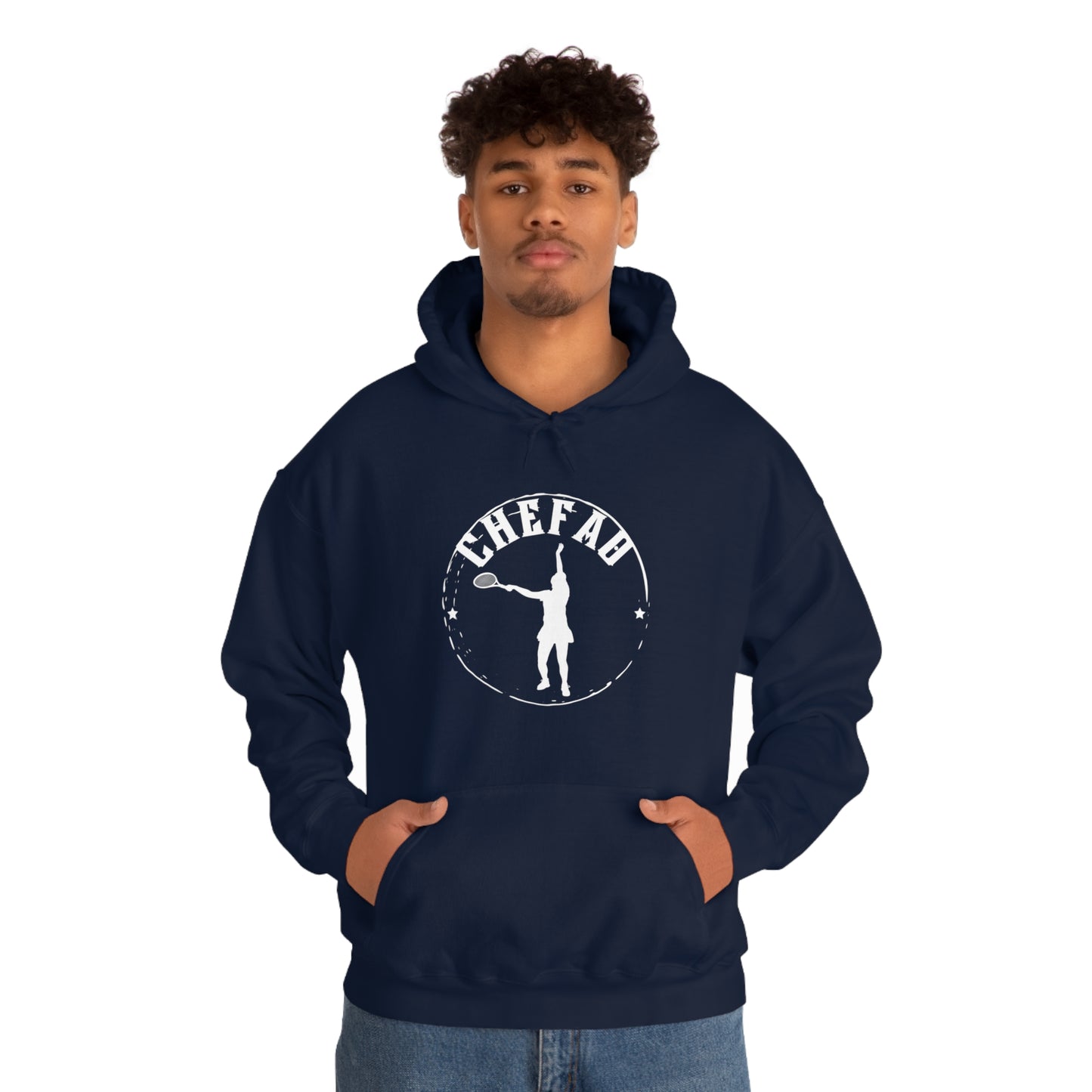 Chefao Tennis I, Unisex Heavy Blend Hooded Sweatshirt