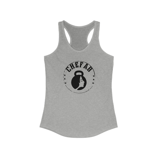 Chefao Kettlebell I, Women's Racerback Tank